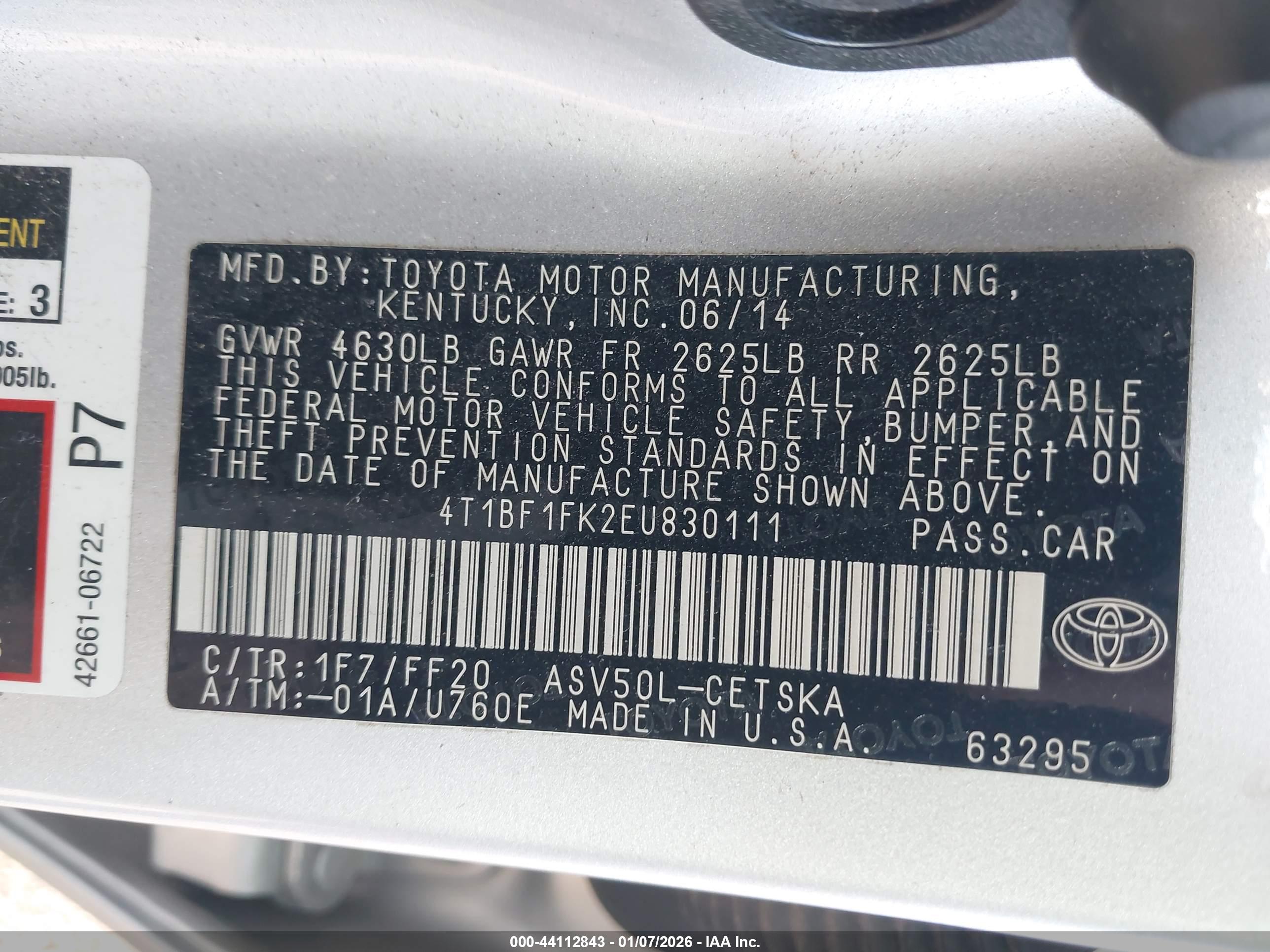 TOYOTA CAMRY image 9