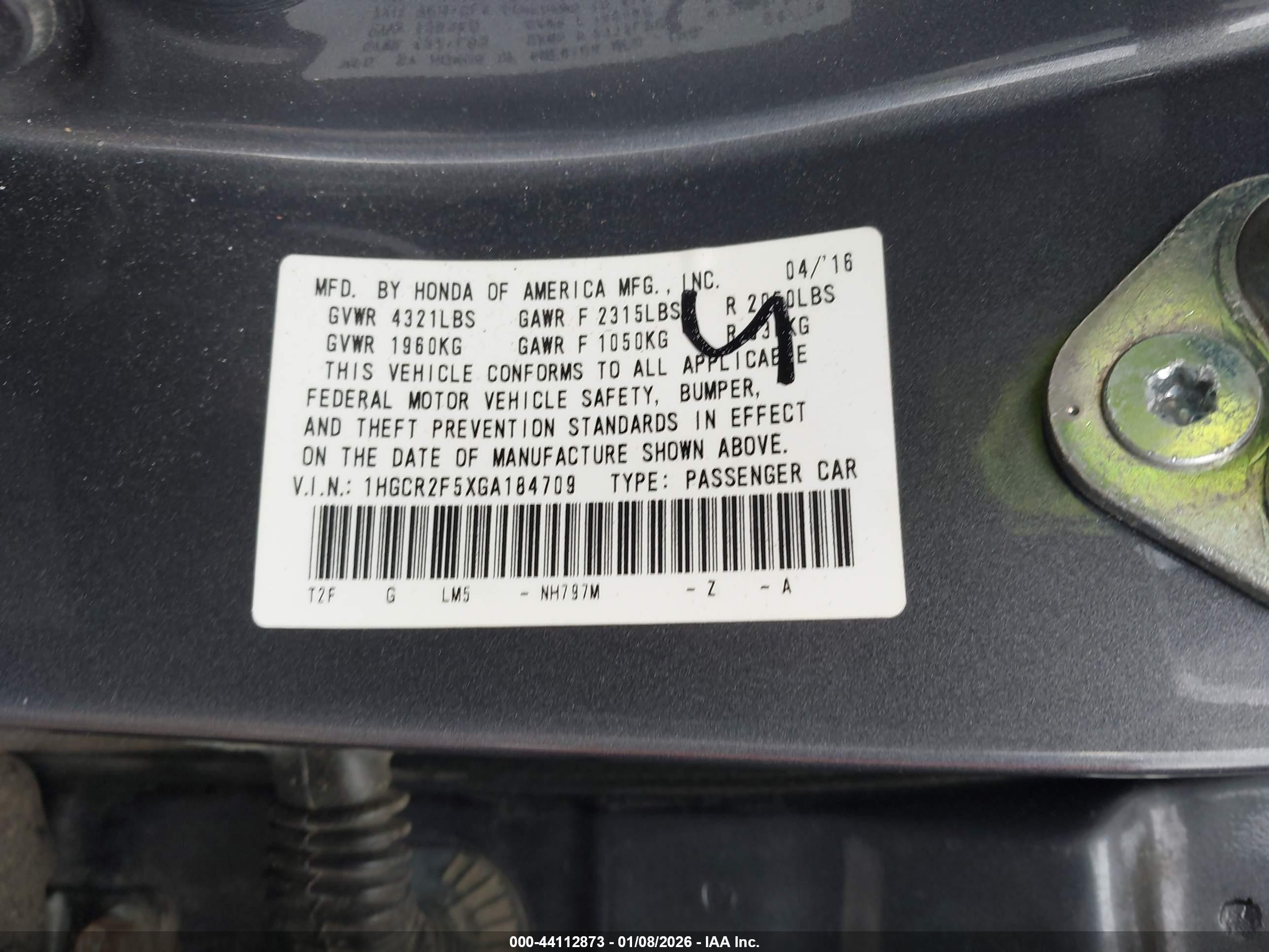 HONDA ACCORD image 9