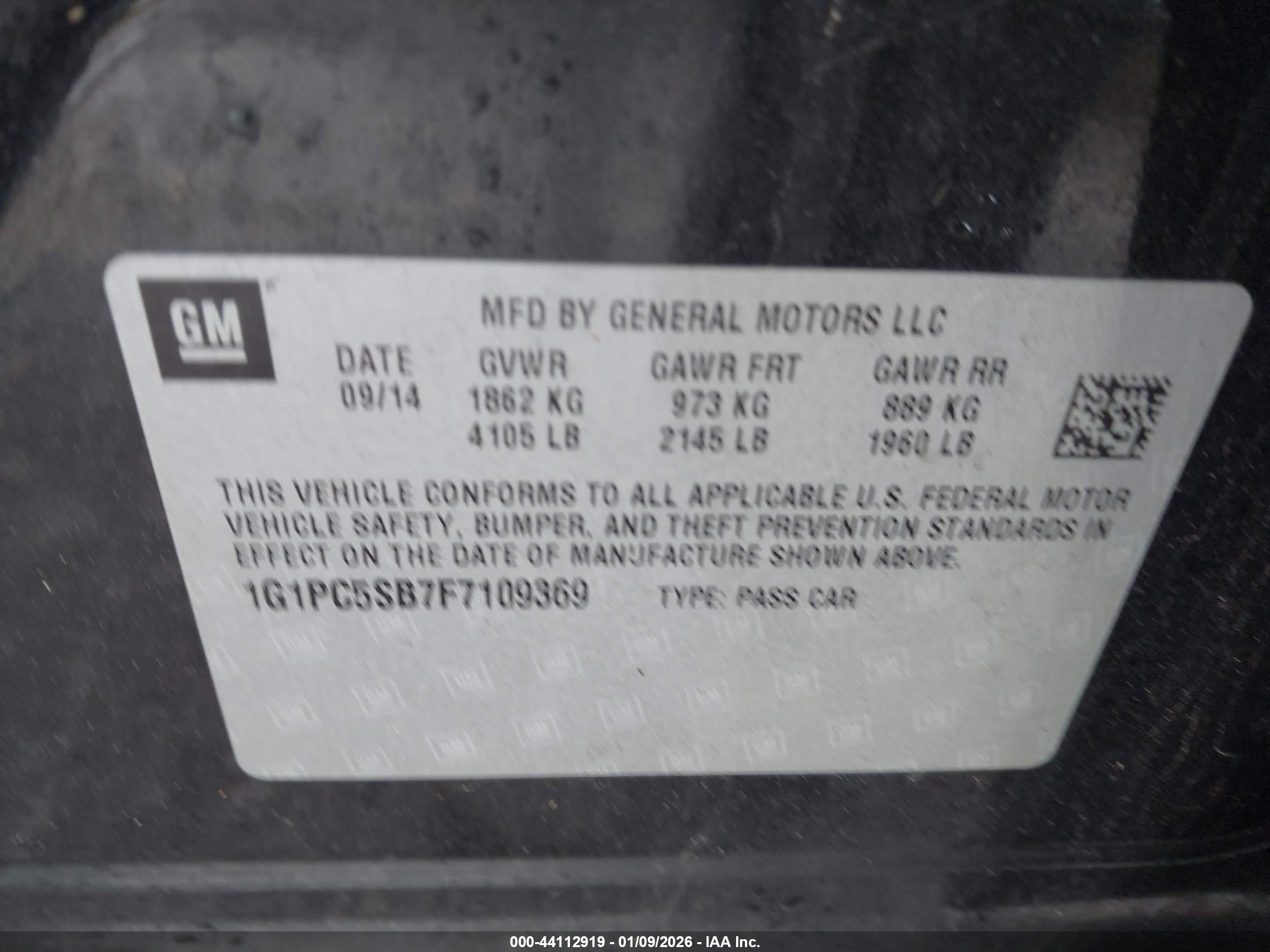 CHEVROLET CRUZE image 9