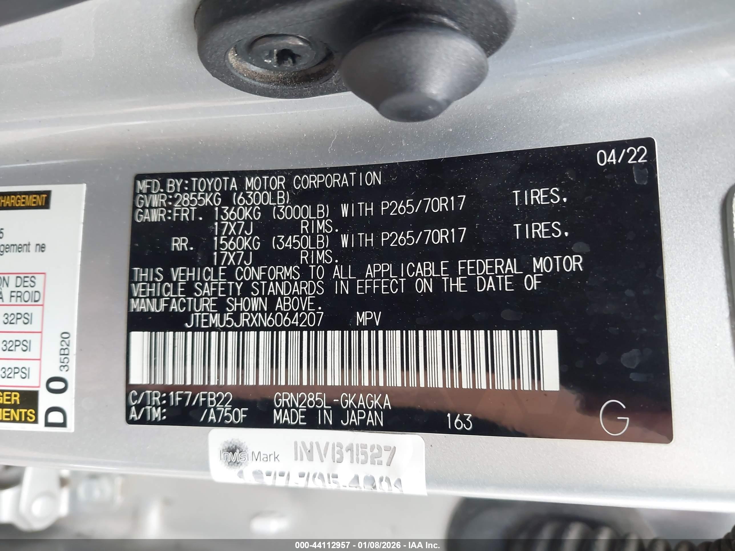TOYOTA 4RUNNER image 9