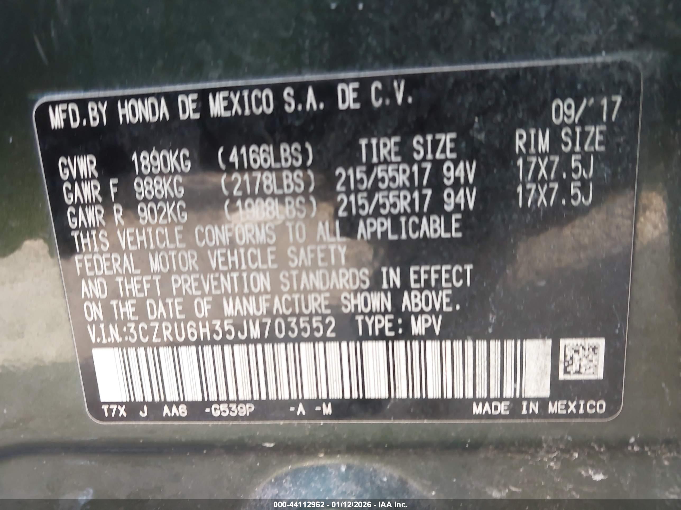HONDA HR-V image 9