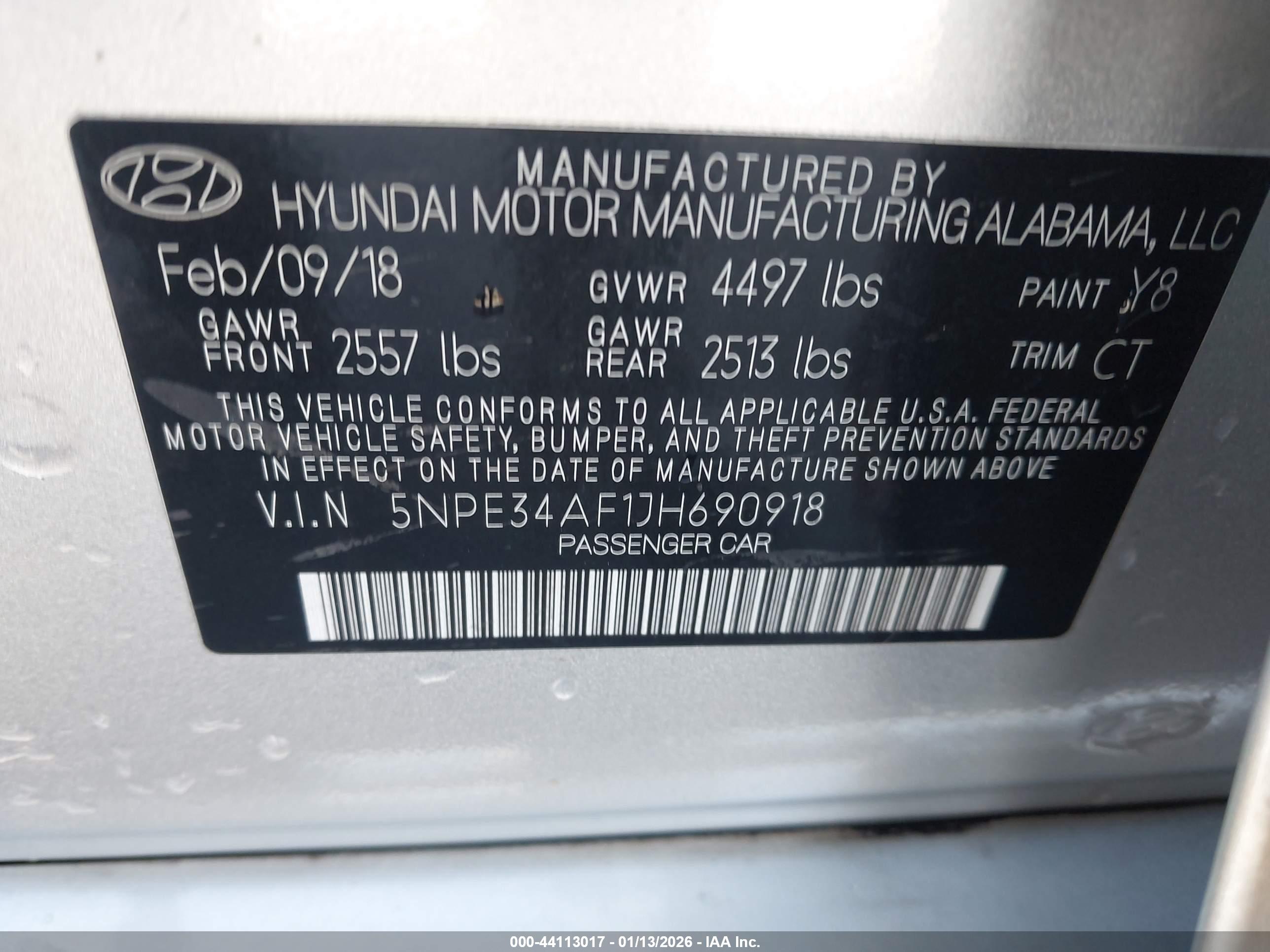 HYUNDAI SONATA image 9