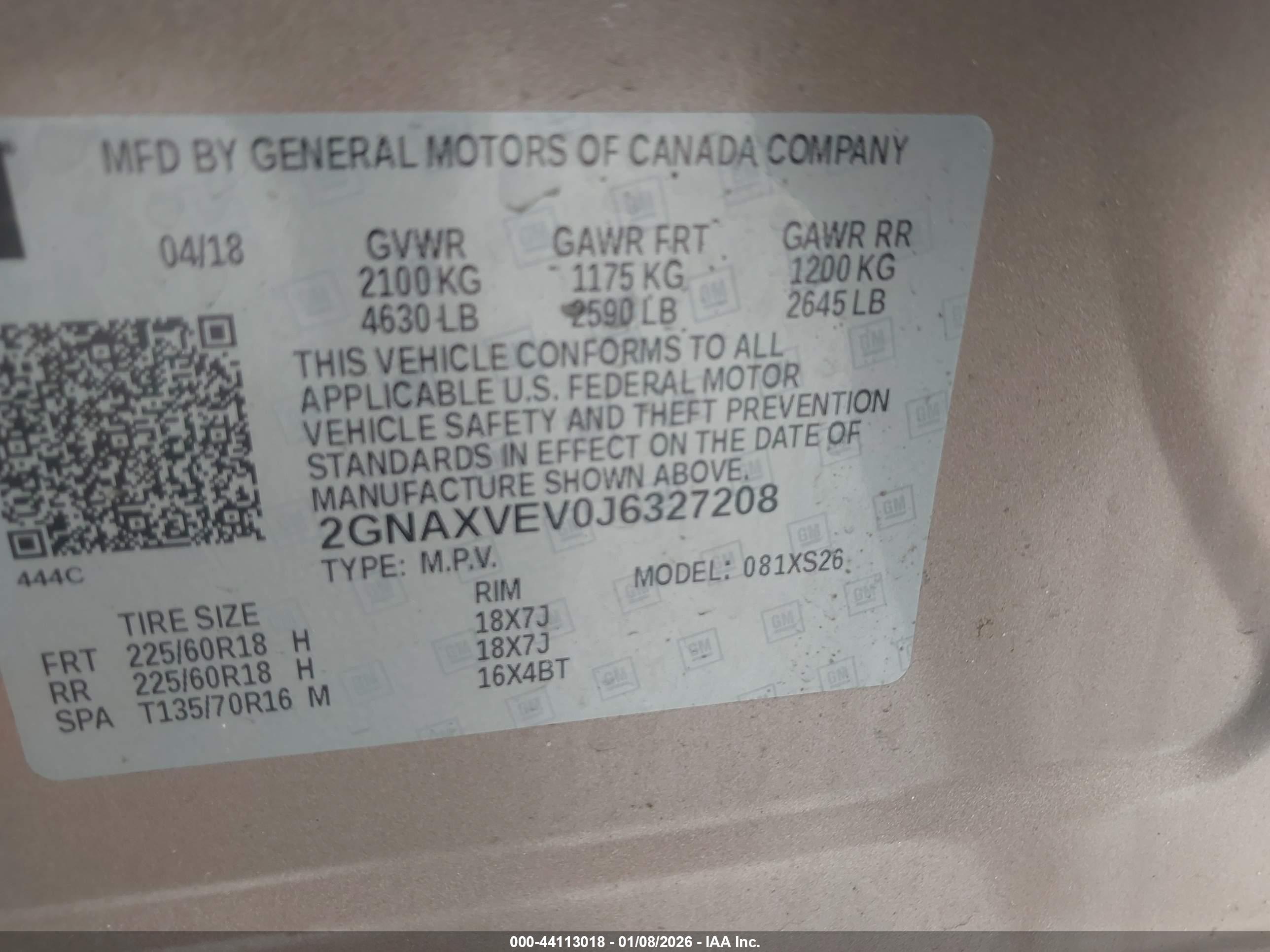 CHEVROLET EQUINOX image 9