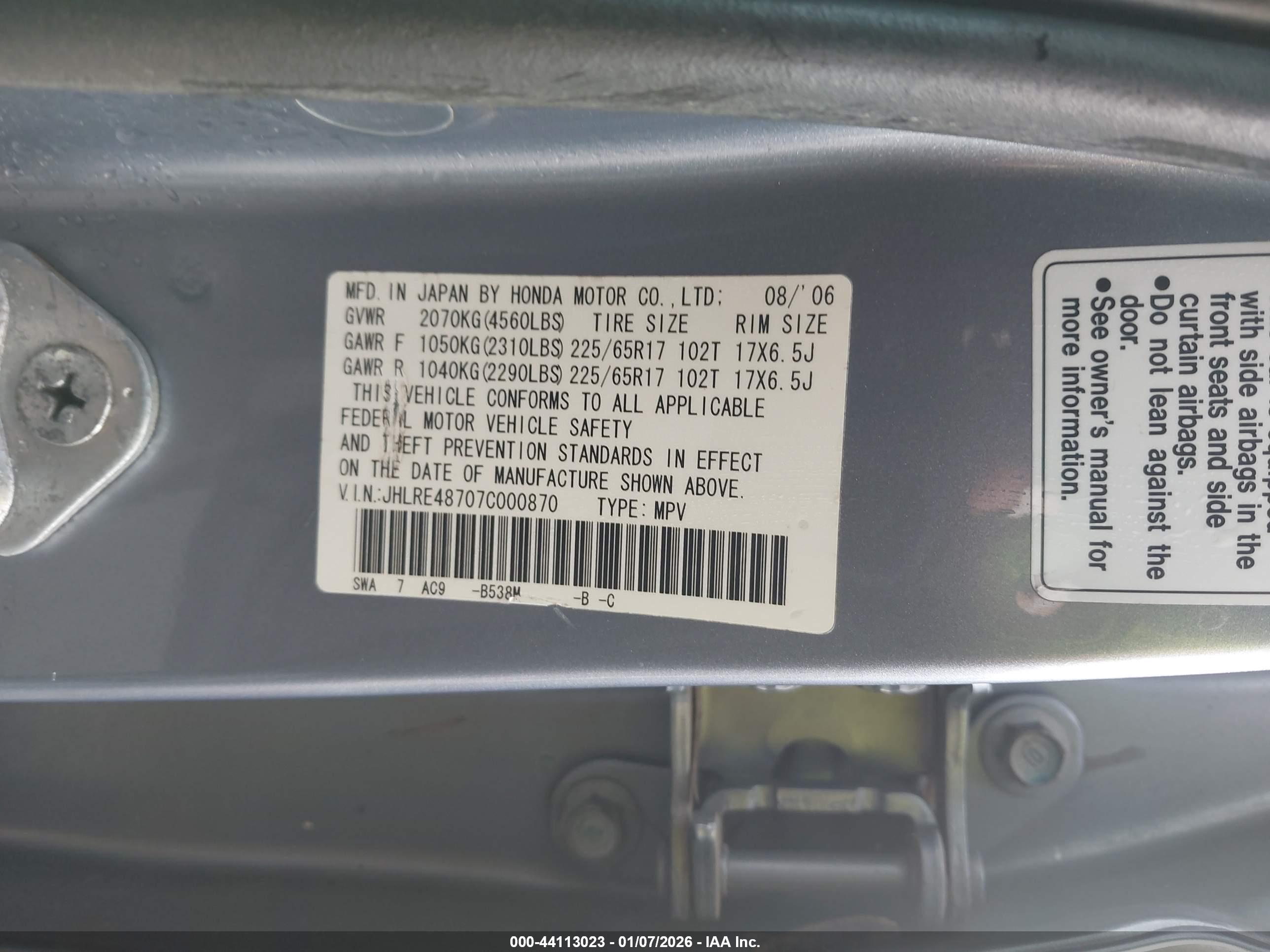 HONDA CR-V image 9