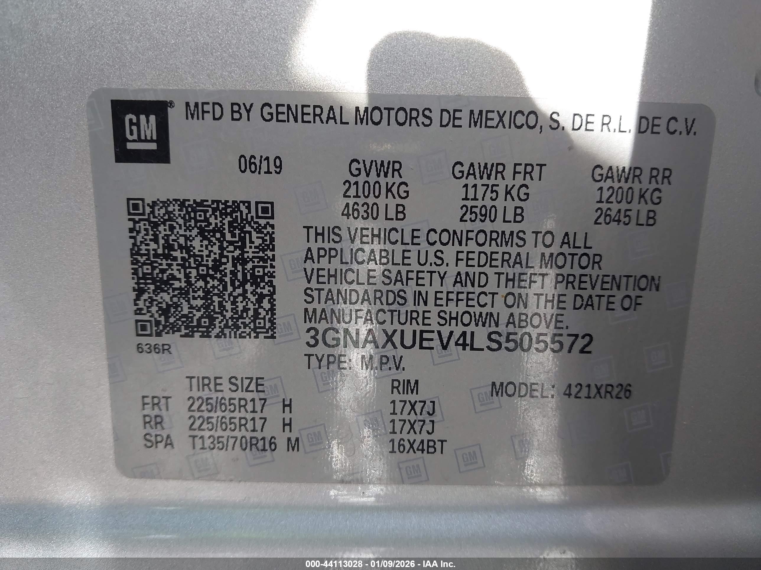 CHEVROLET EQUINOX image 9