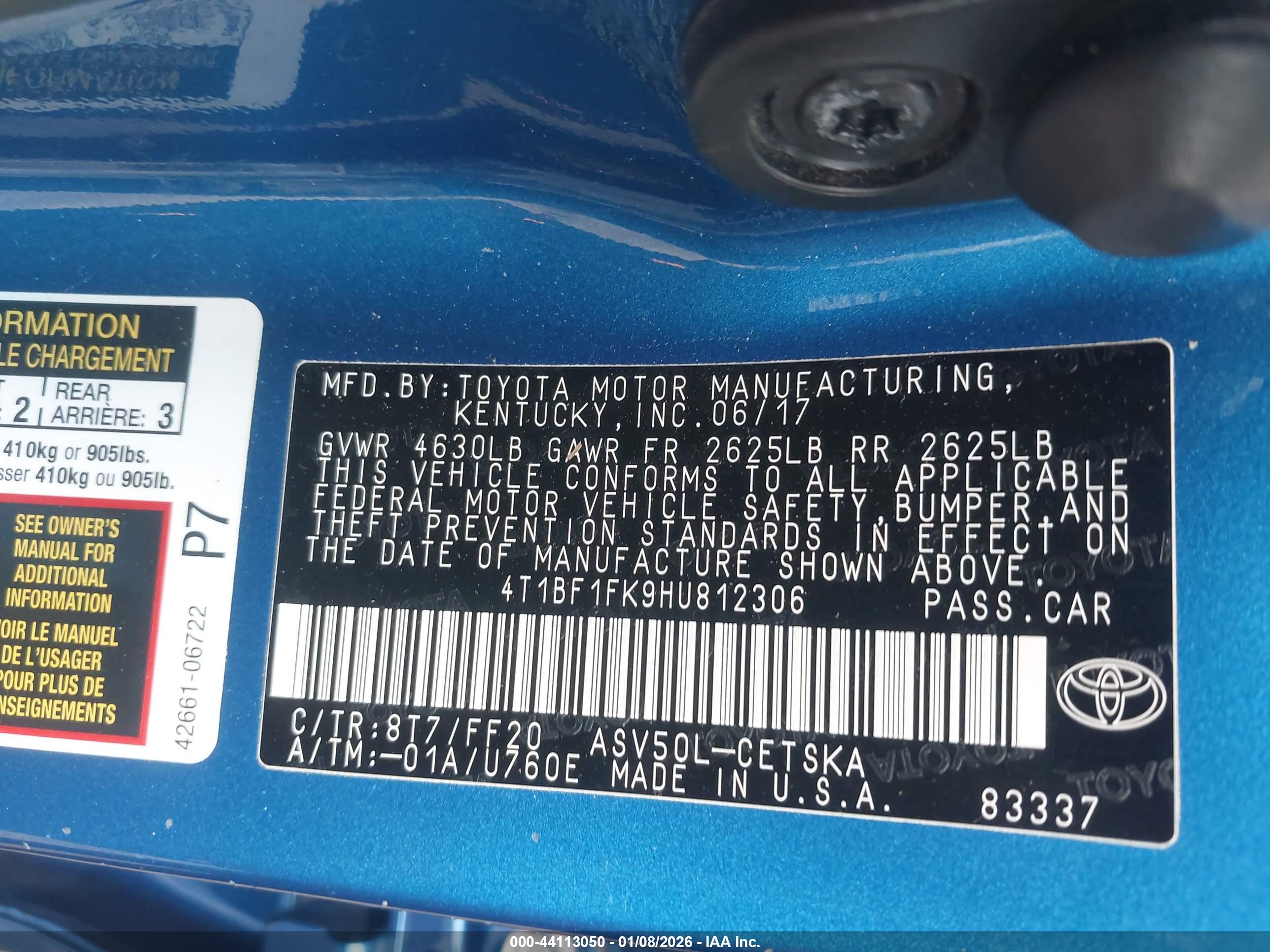 TOYOTA CAMRY image 9