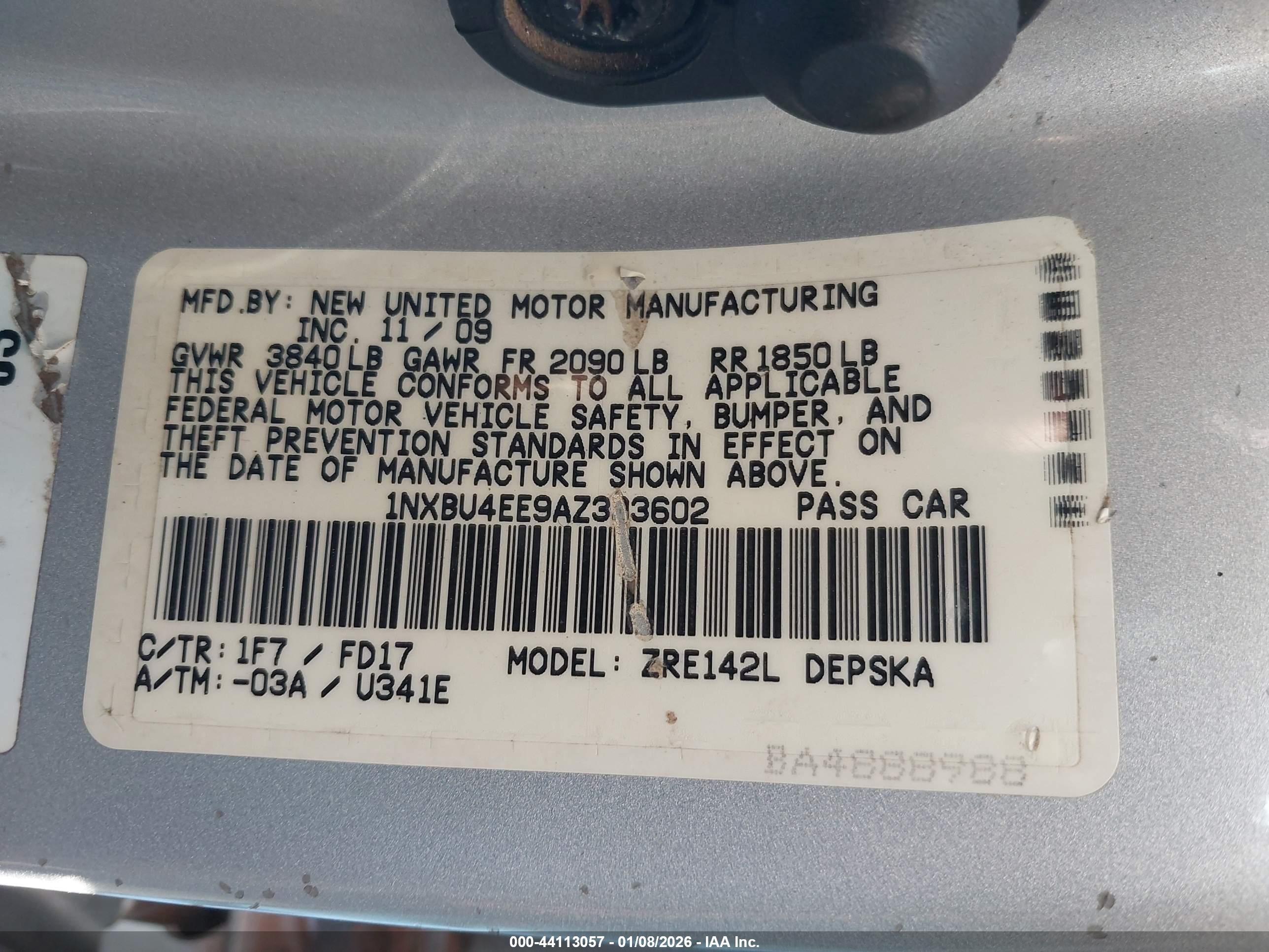 TOYOTA COROLLA image 9