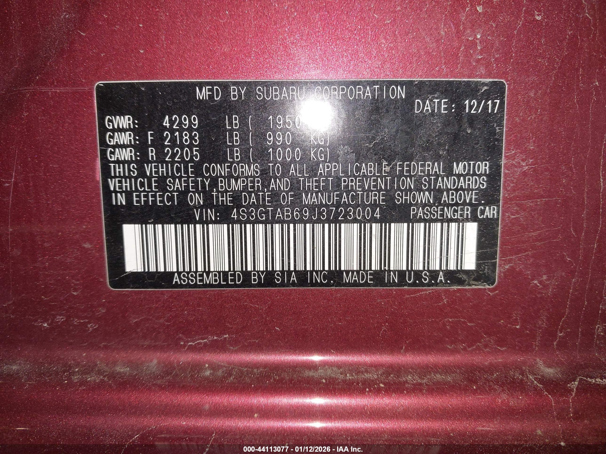 SUBARU IMPREZA image 9