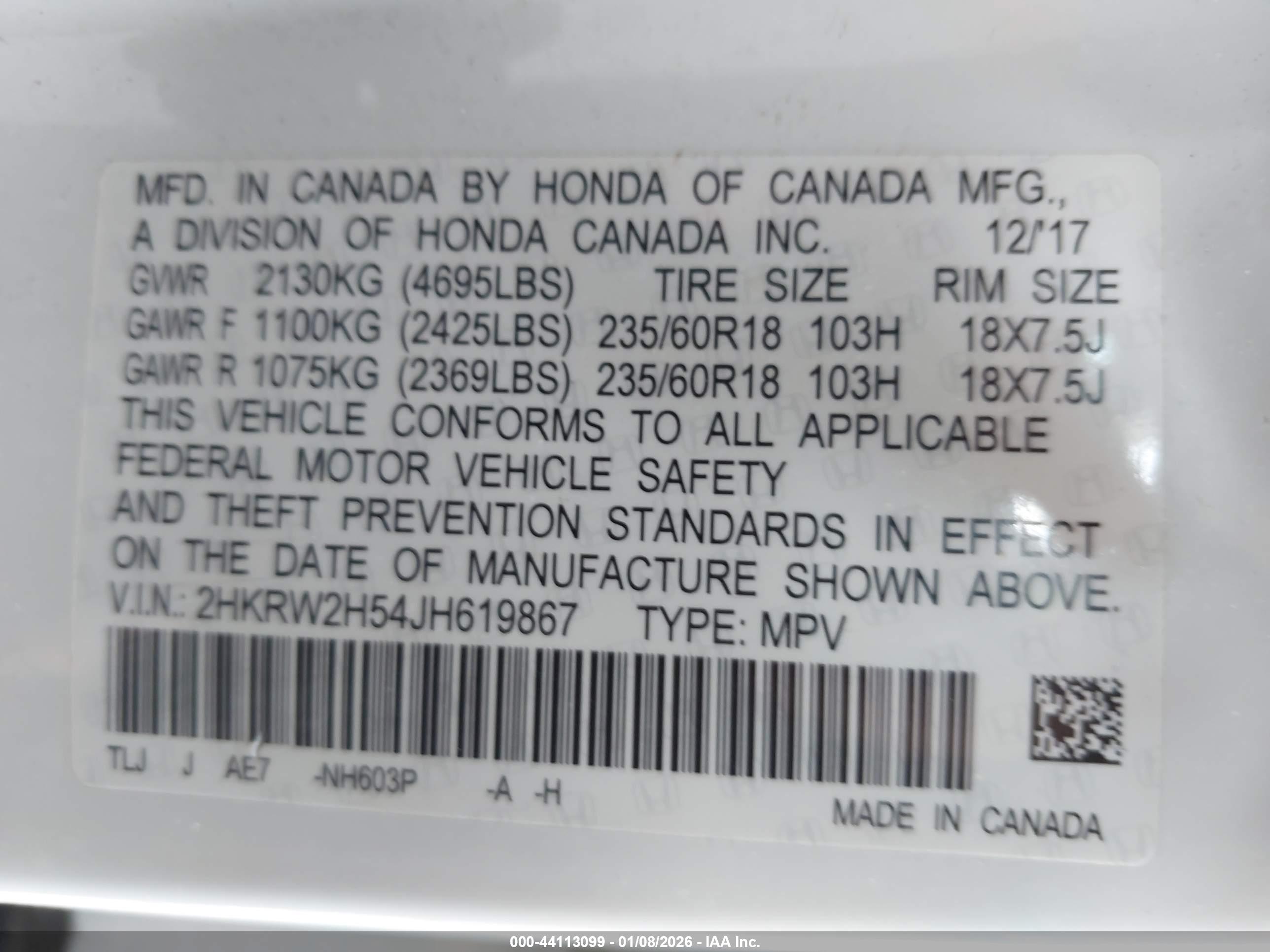 HONDA CR-V image 9