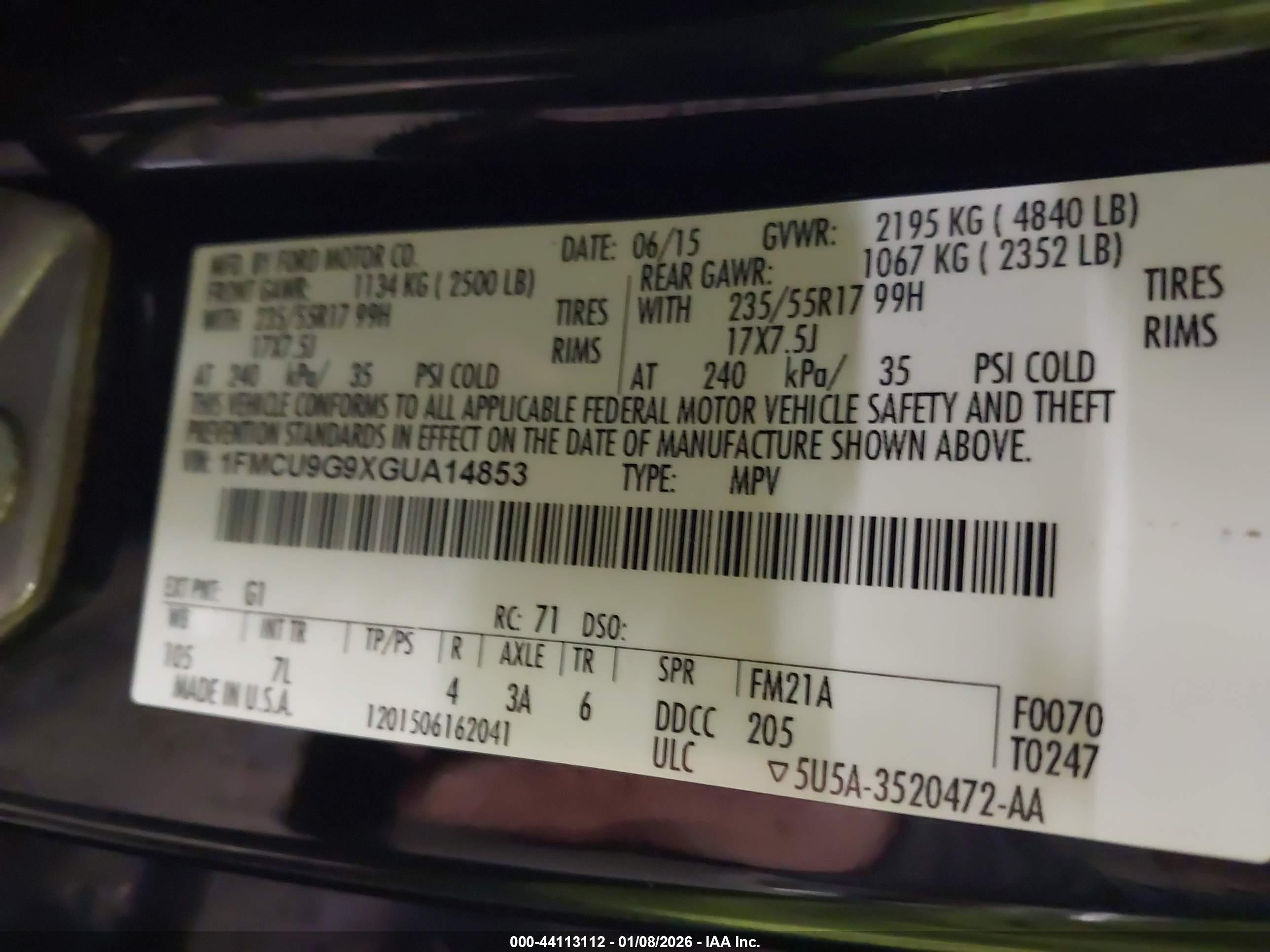 FORD ESCAPE image 9