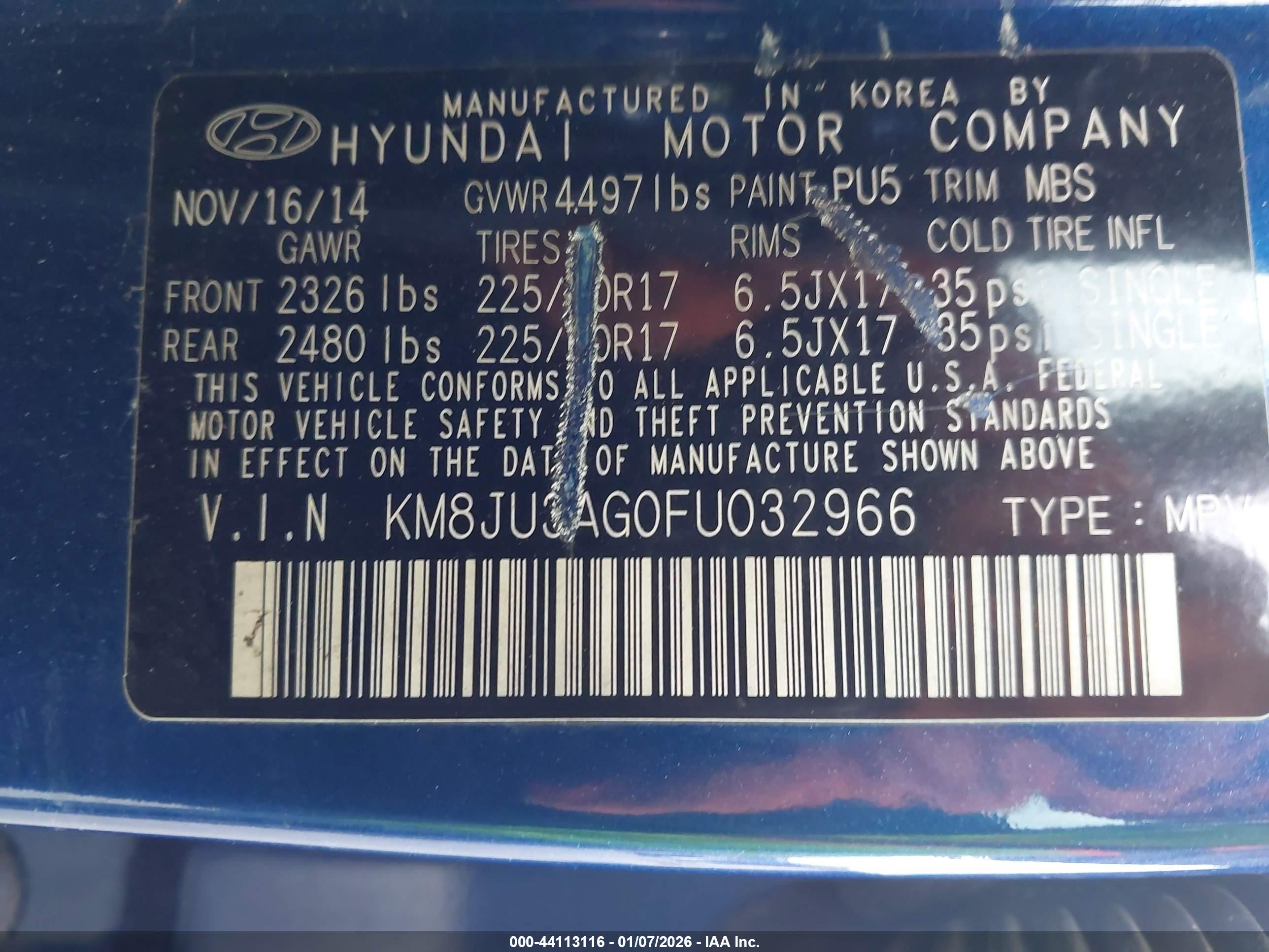HYUNDAI TUCSON image 9
