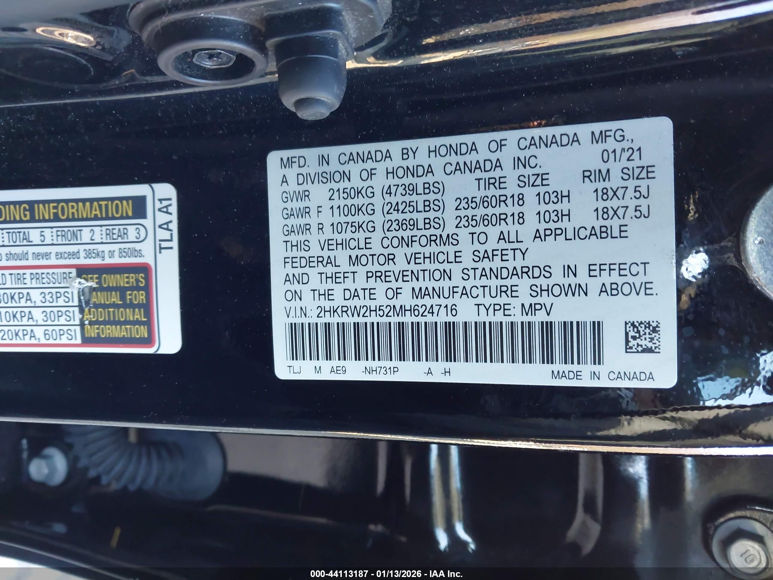 HONDA CR-V image 9