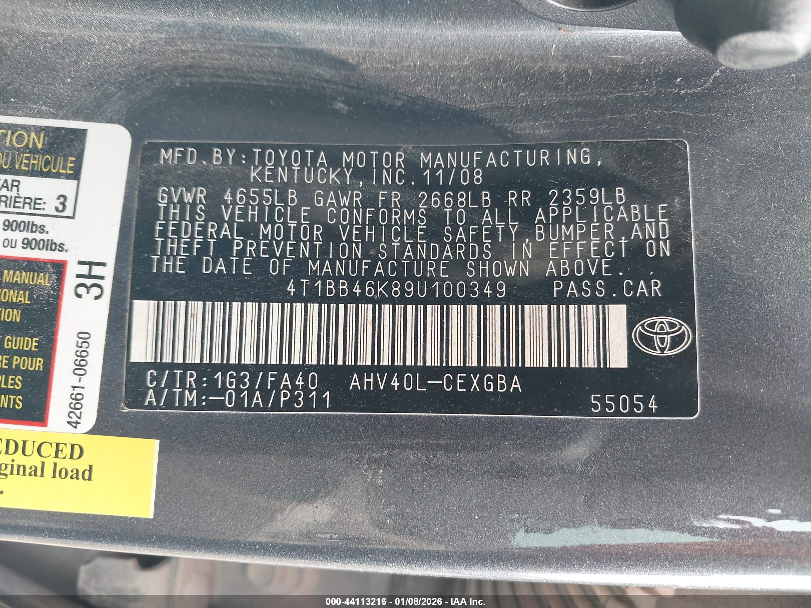 TOYOTA CAMRY image 9