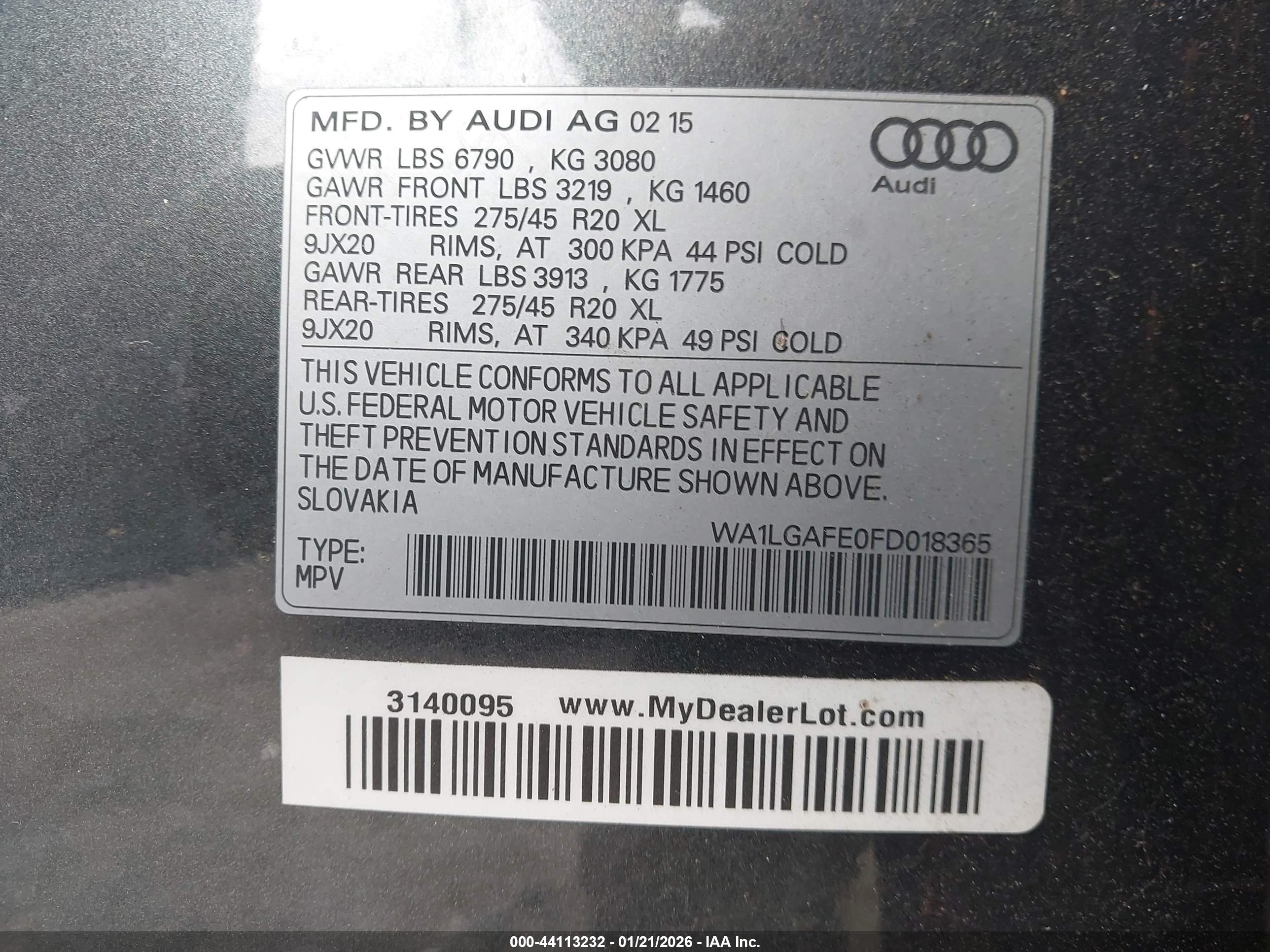 AUDI Q7 image 9