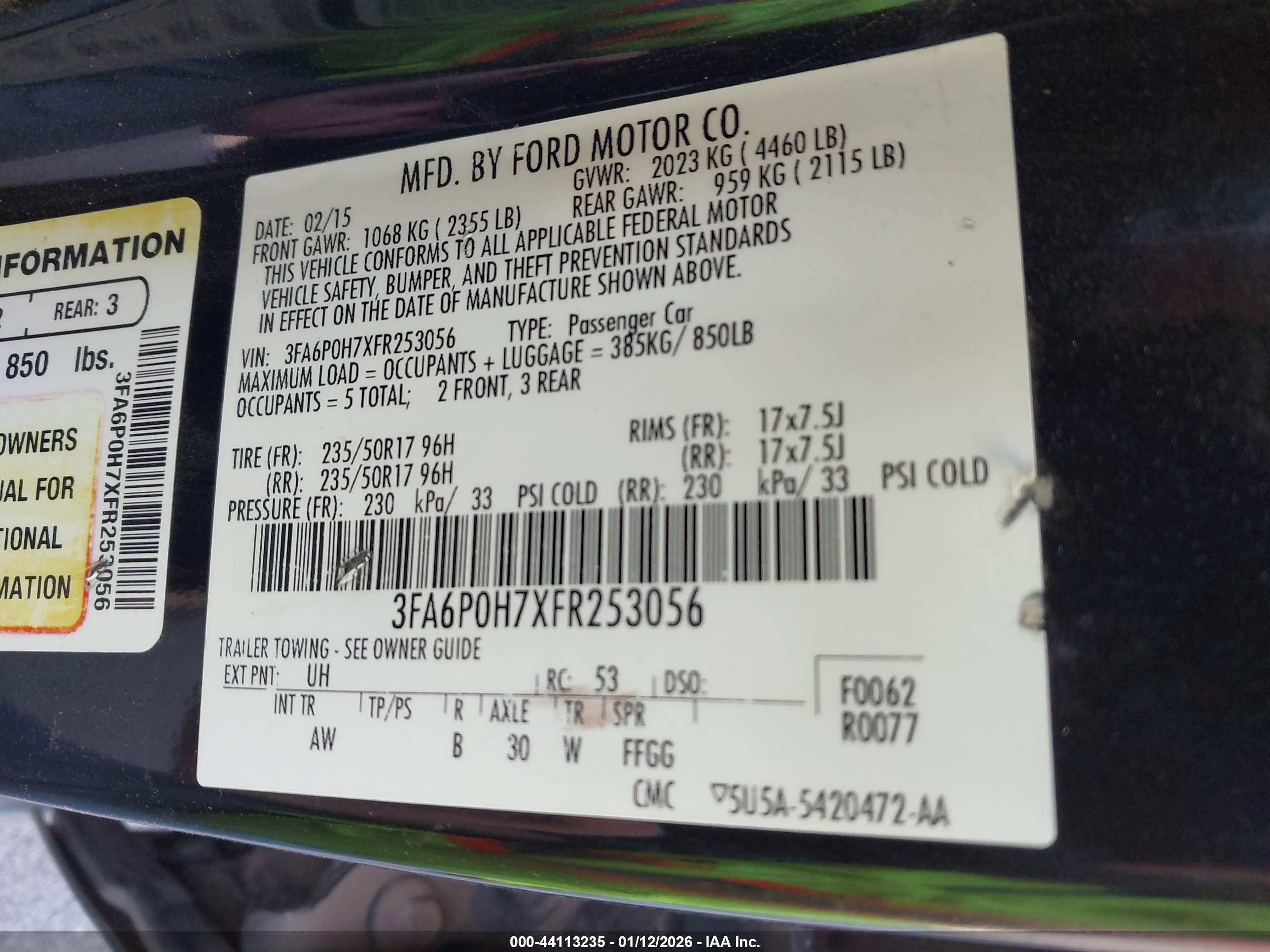 FORD FUSION image 9