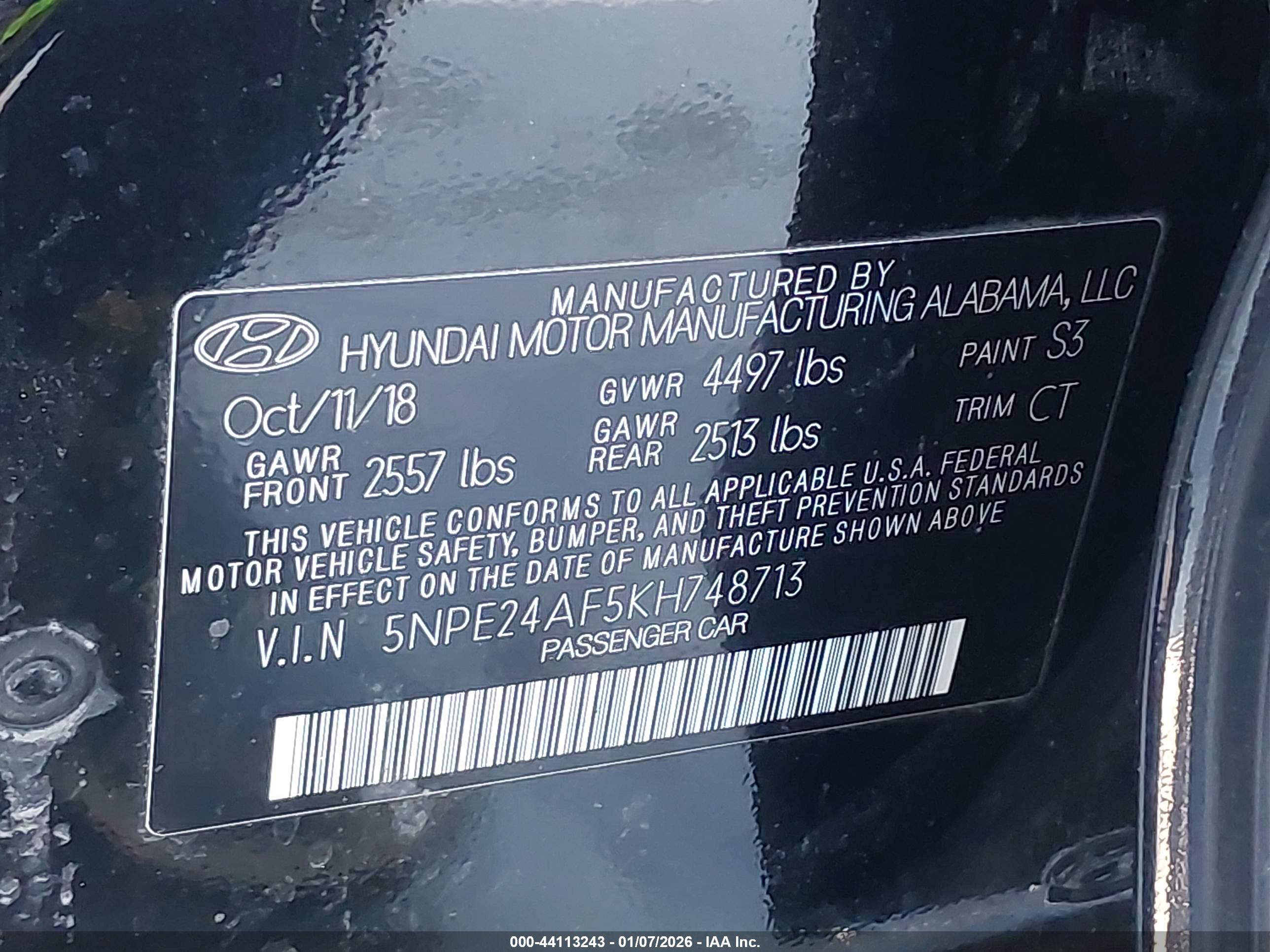 HYUNDAI SONATA image 9
