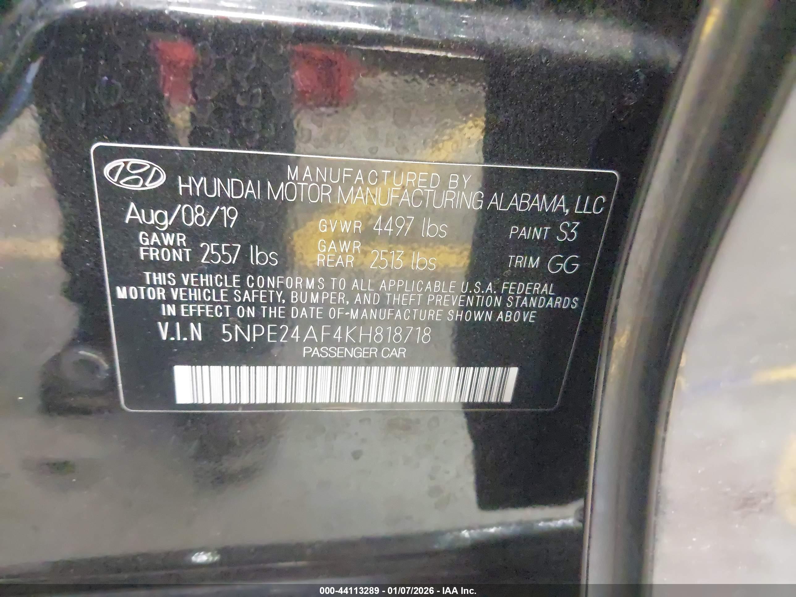 HYUNDAI SONATA image 9