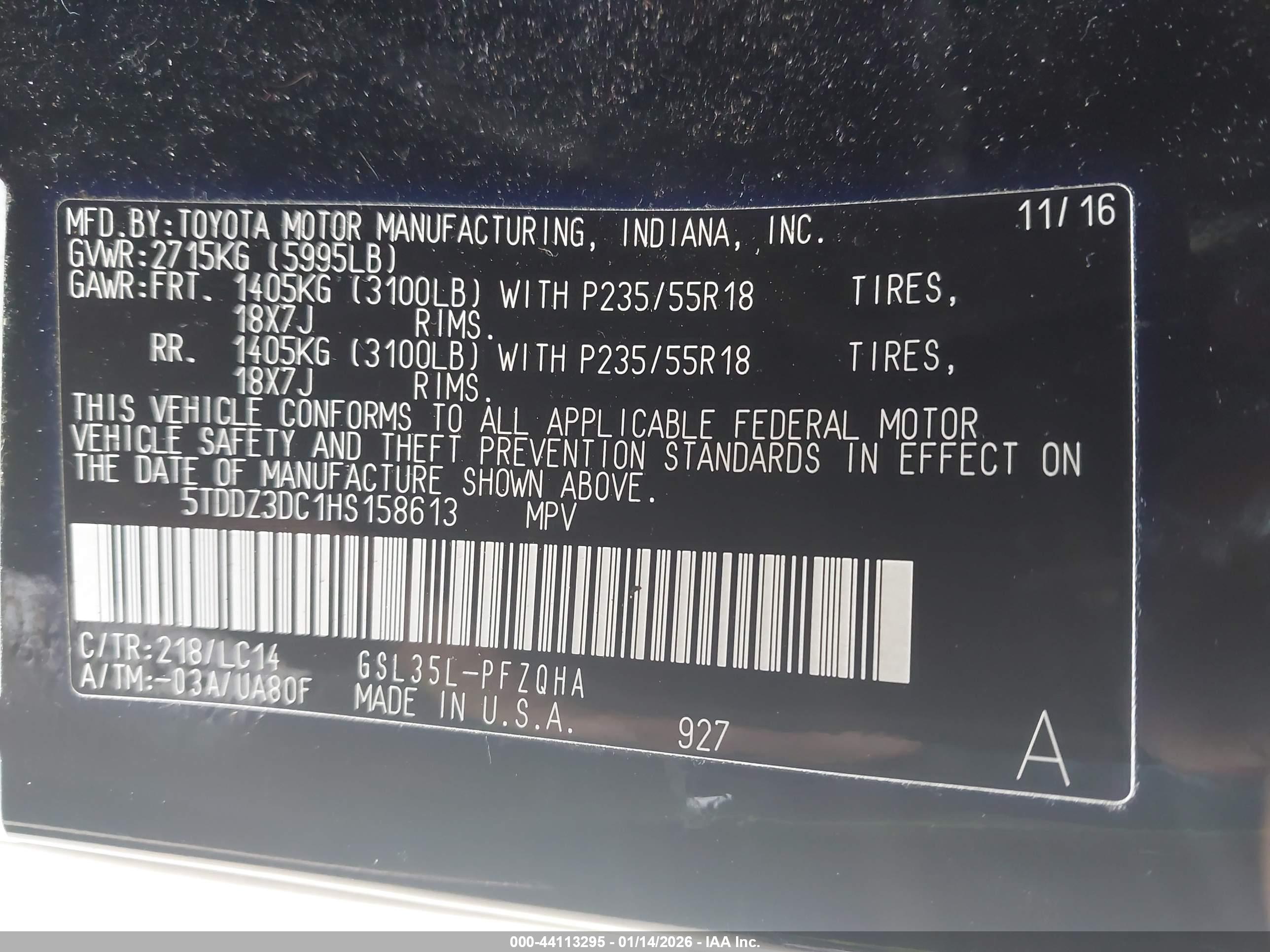 TOYOTA SIENNA image 9