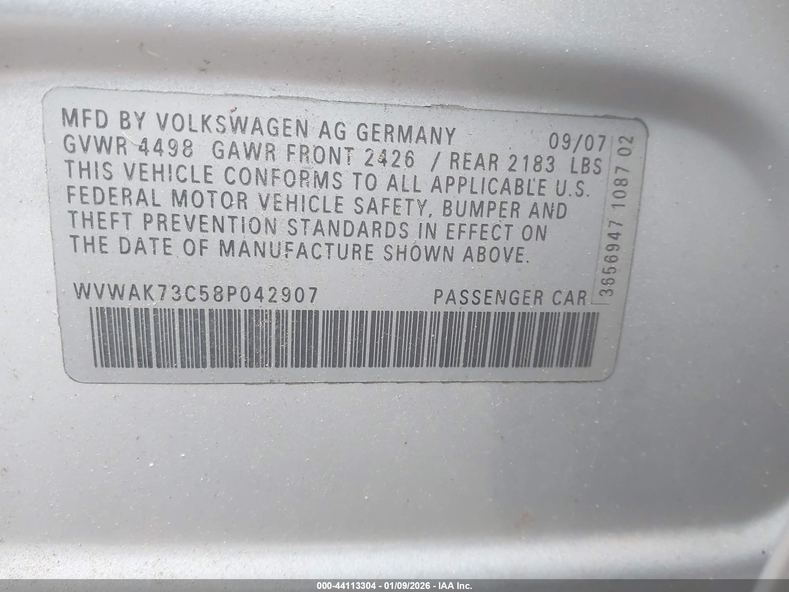 VOLKSWAGEN PASSAT image 9