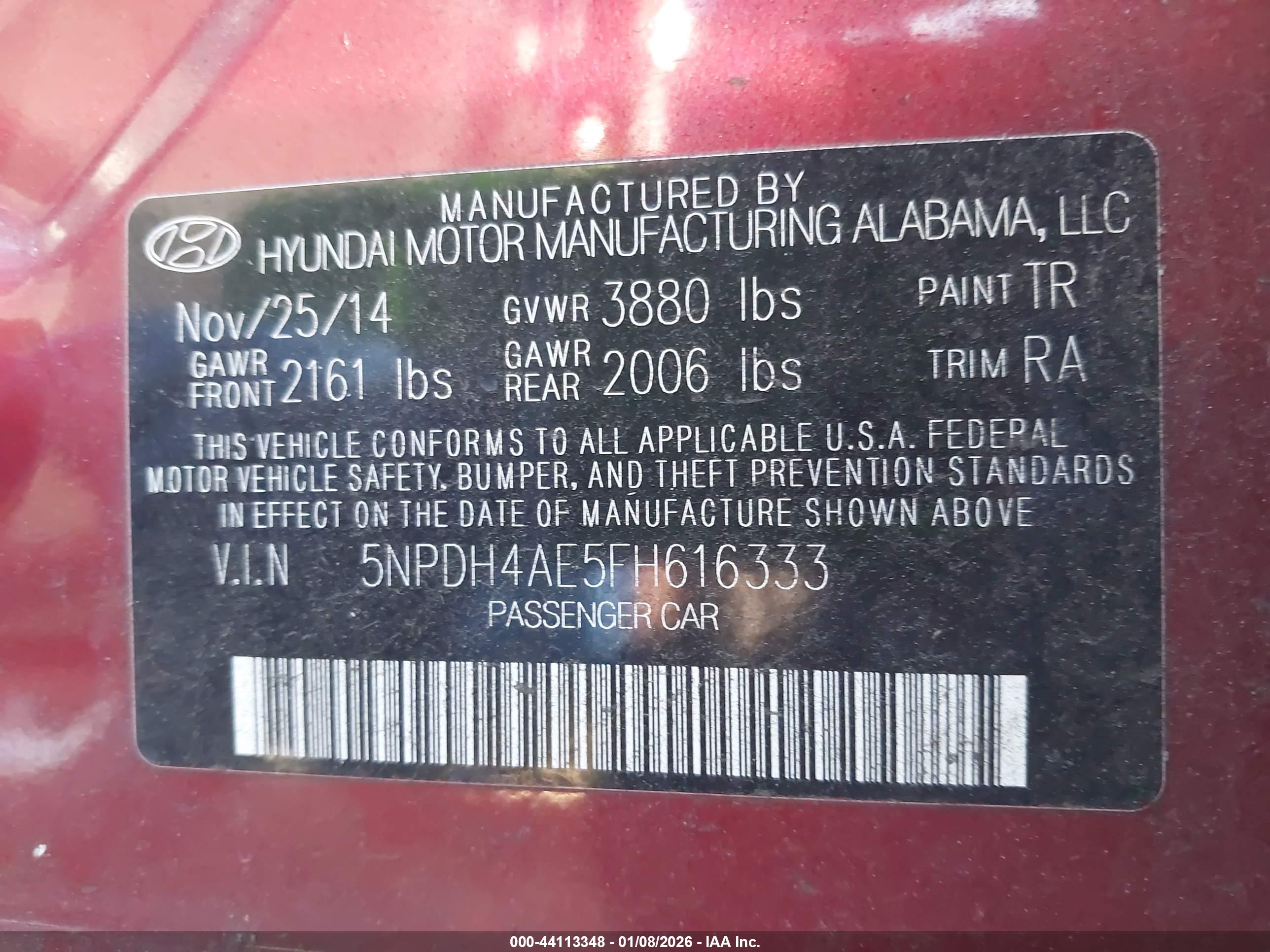 HYUNDAI ELANTRA image 9