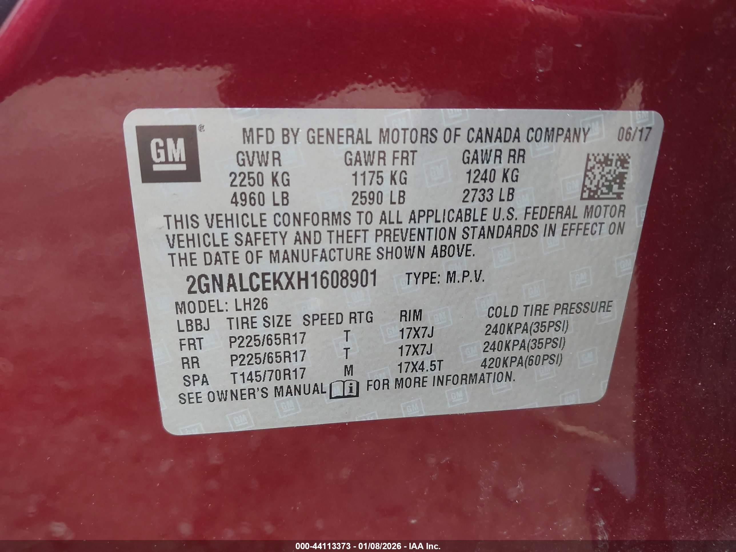 CHEVROLET EQUINOX image 9