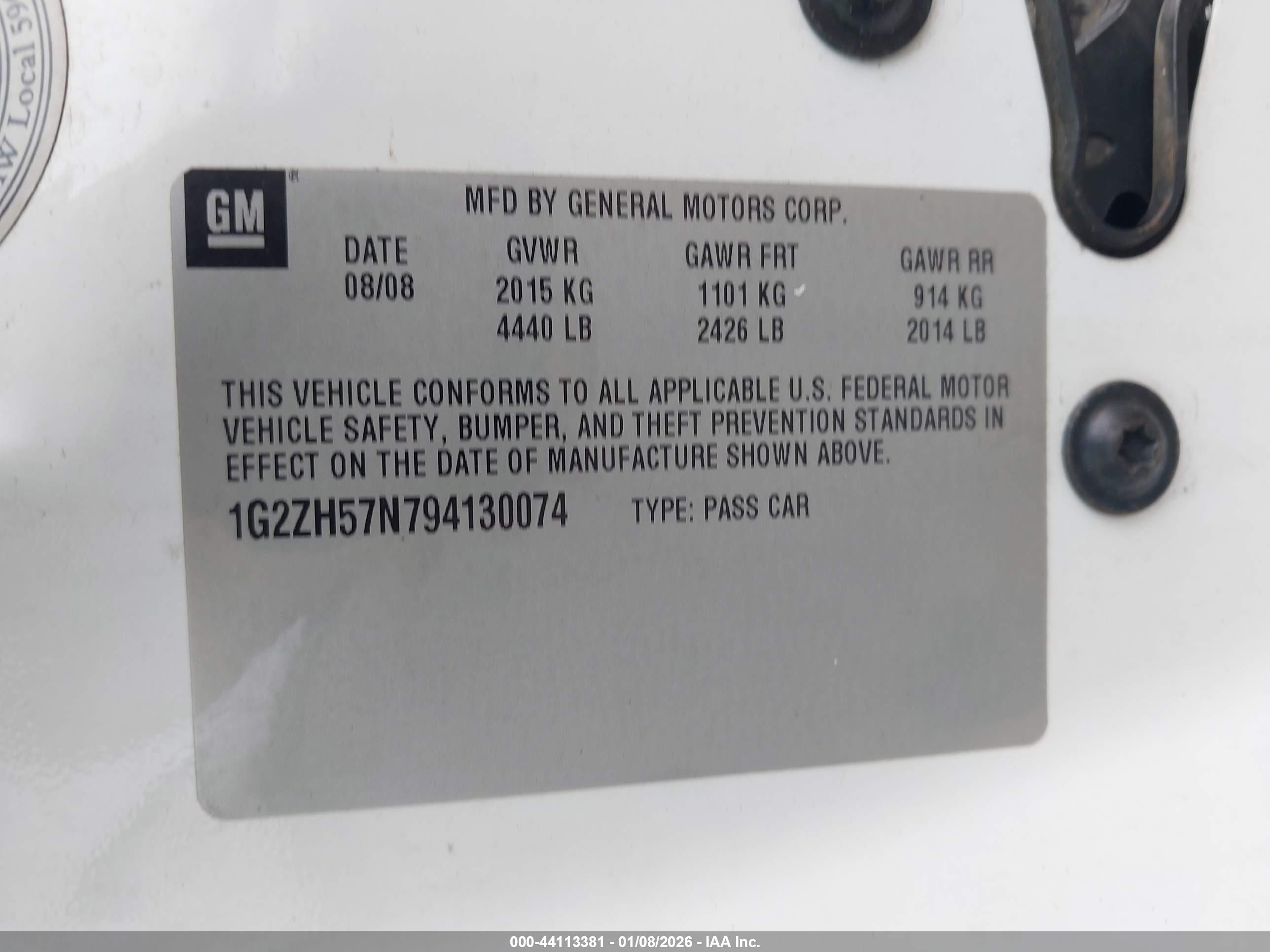 PONTIAC G6 image 9