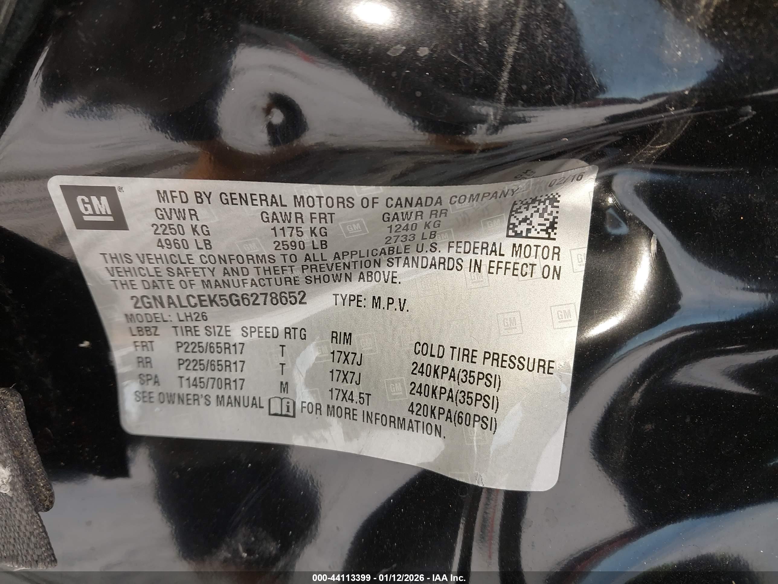 CHEVROLET EQUINOX image 9