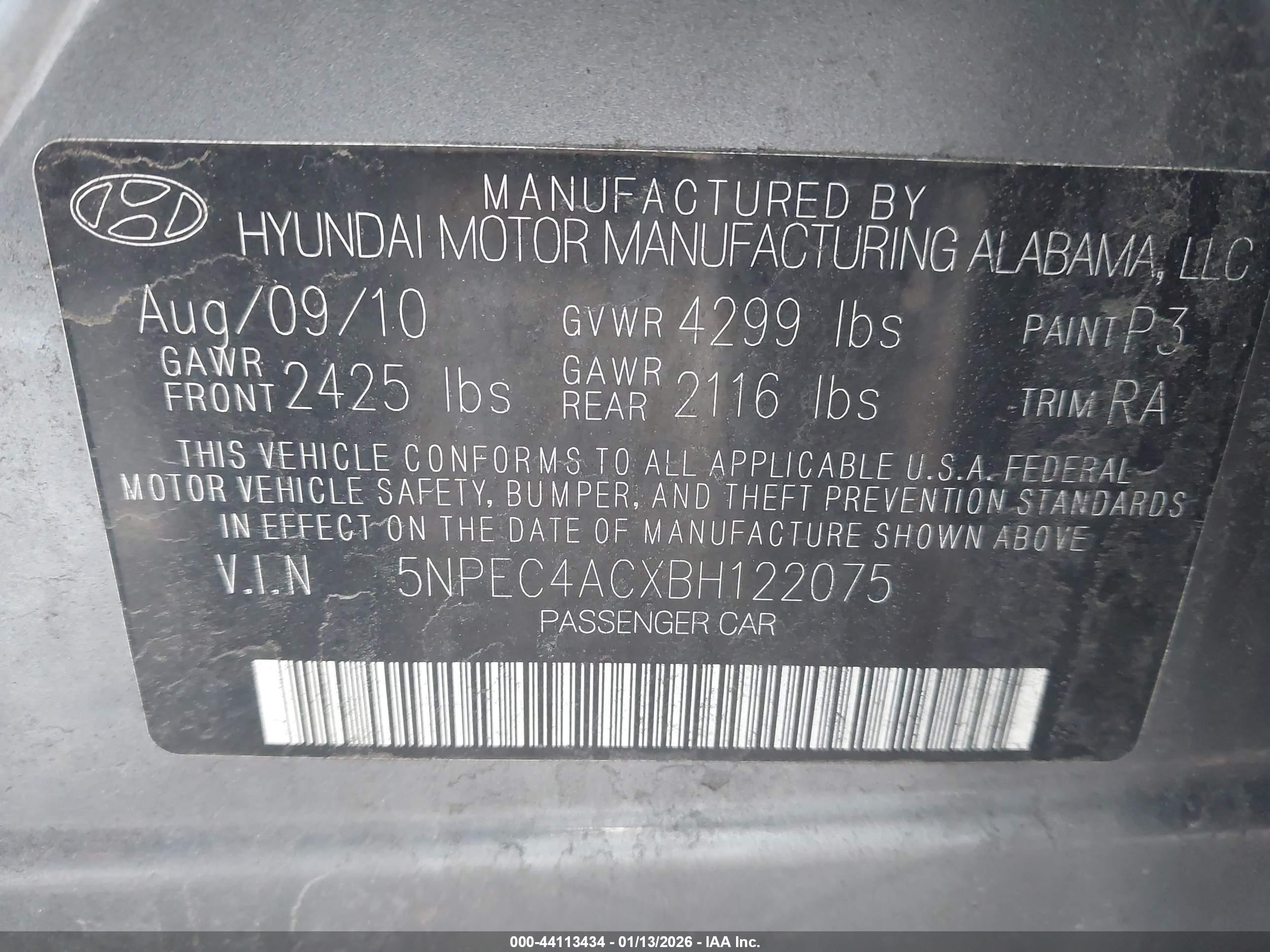 HYUNDAI SONATA image 9