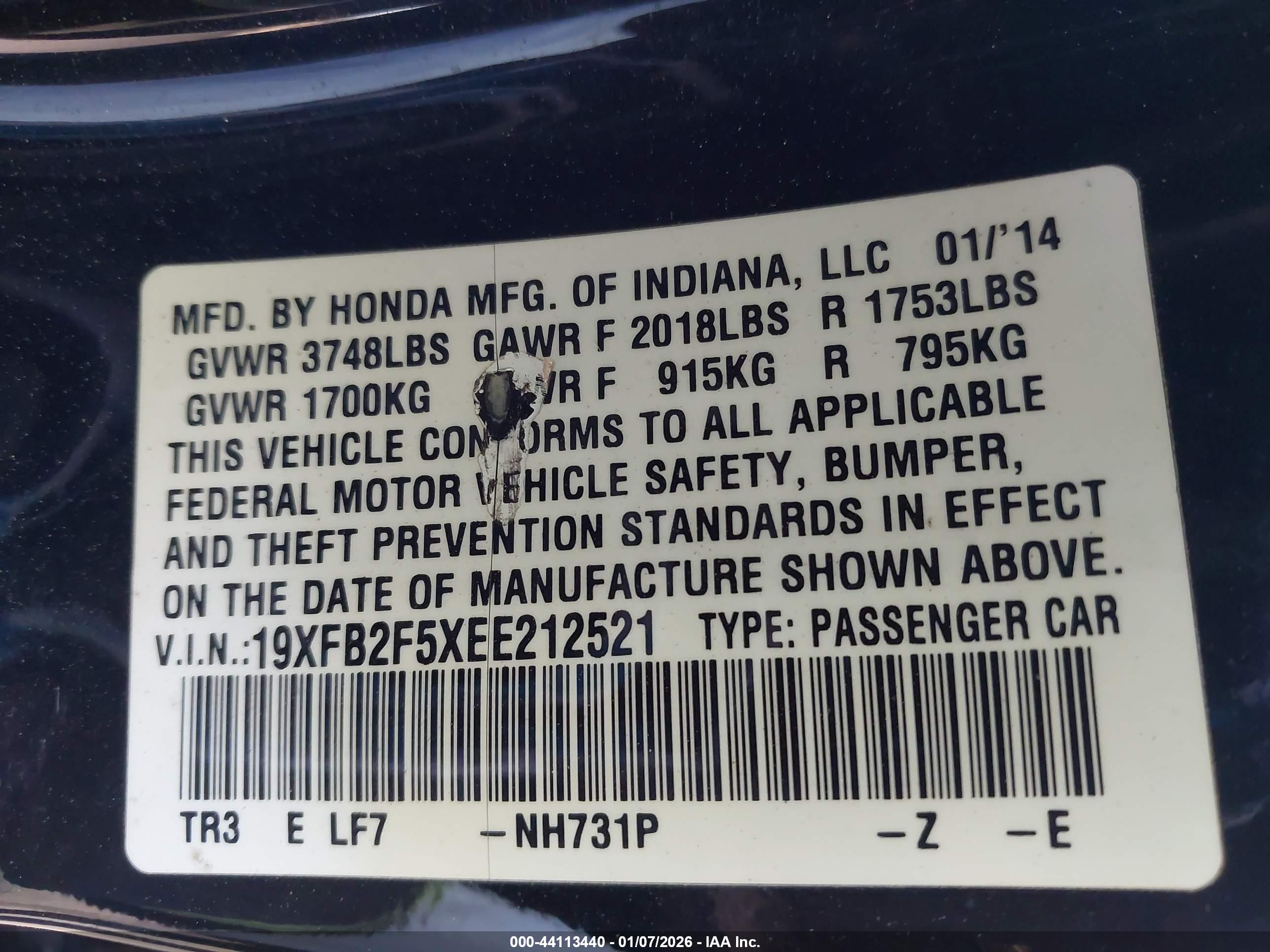 HONDA CIVIC image 9