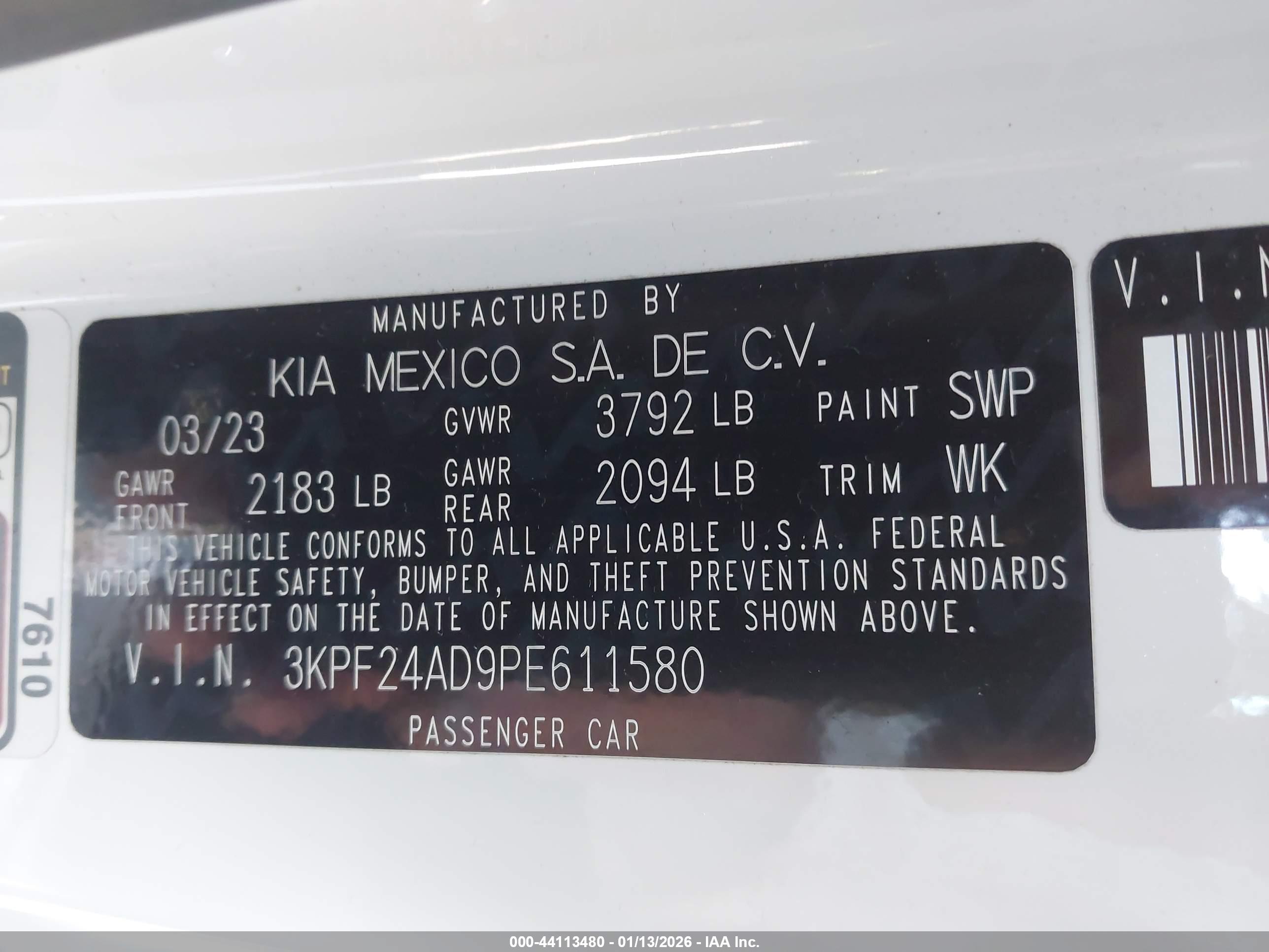 KIA FORTE image 9
