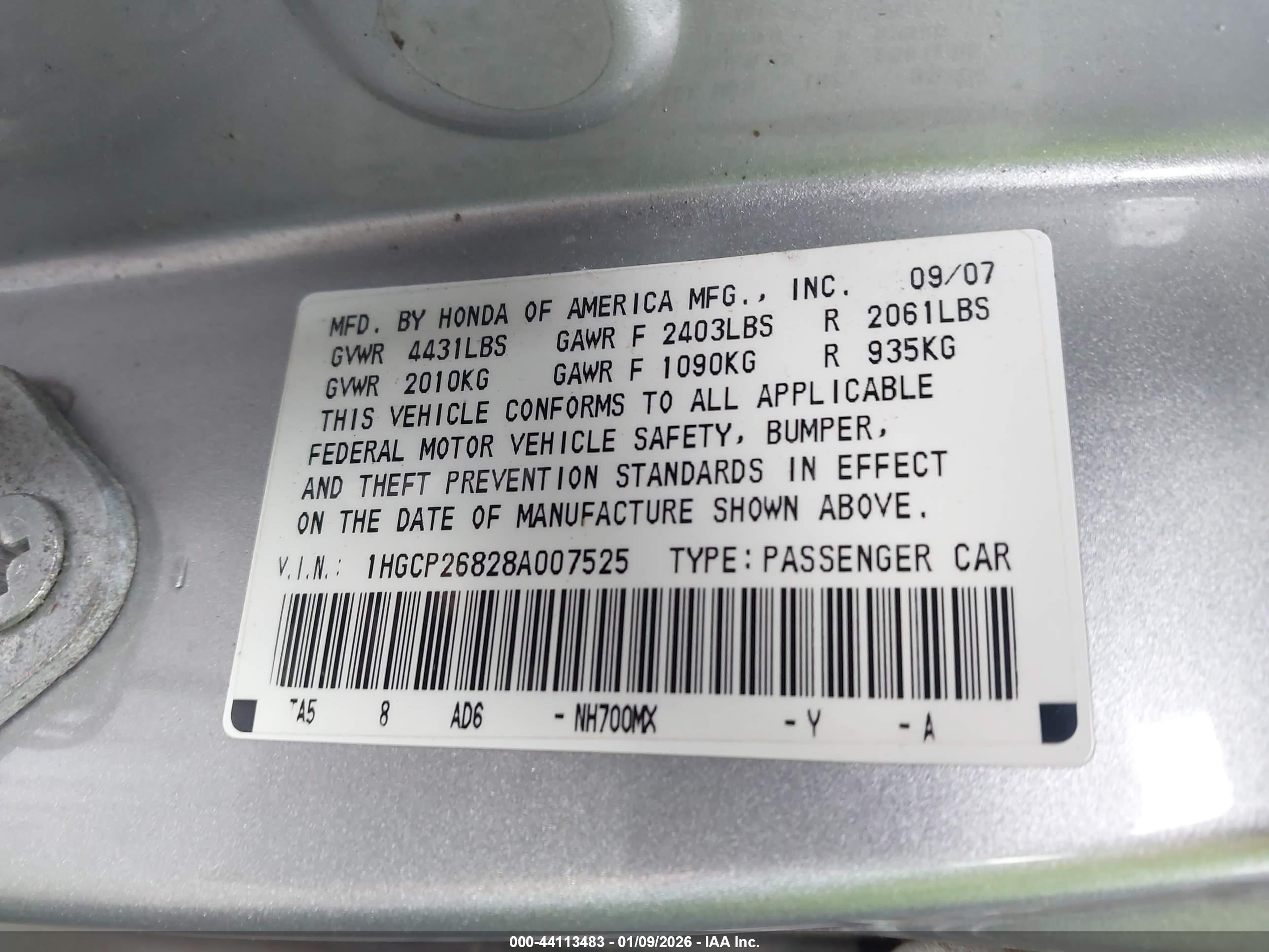 HONDA ACCORD image 9