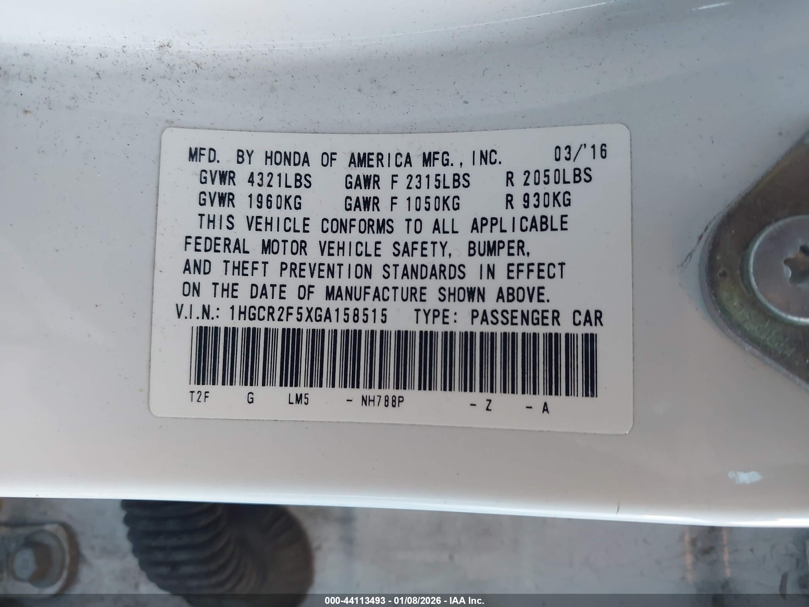 HONDA ACCORD image 9