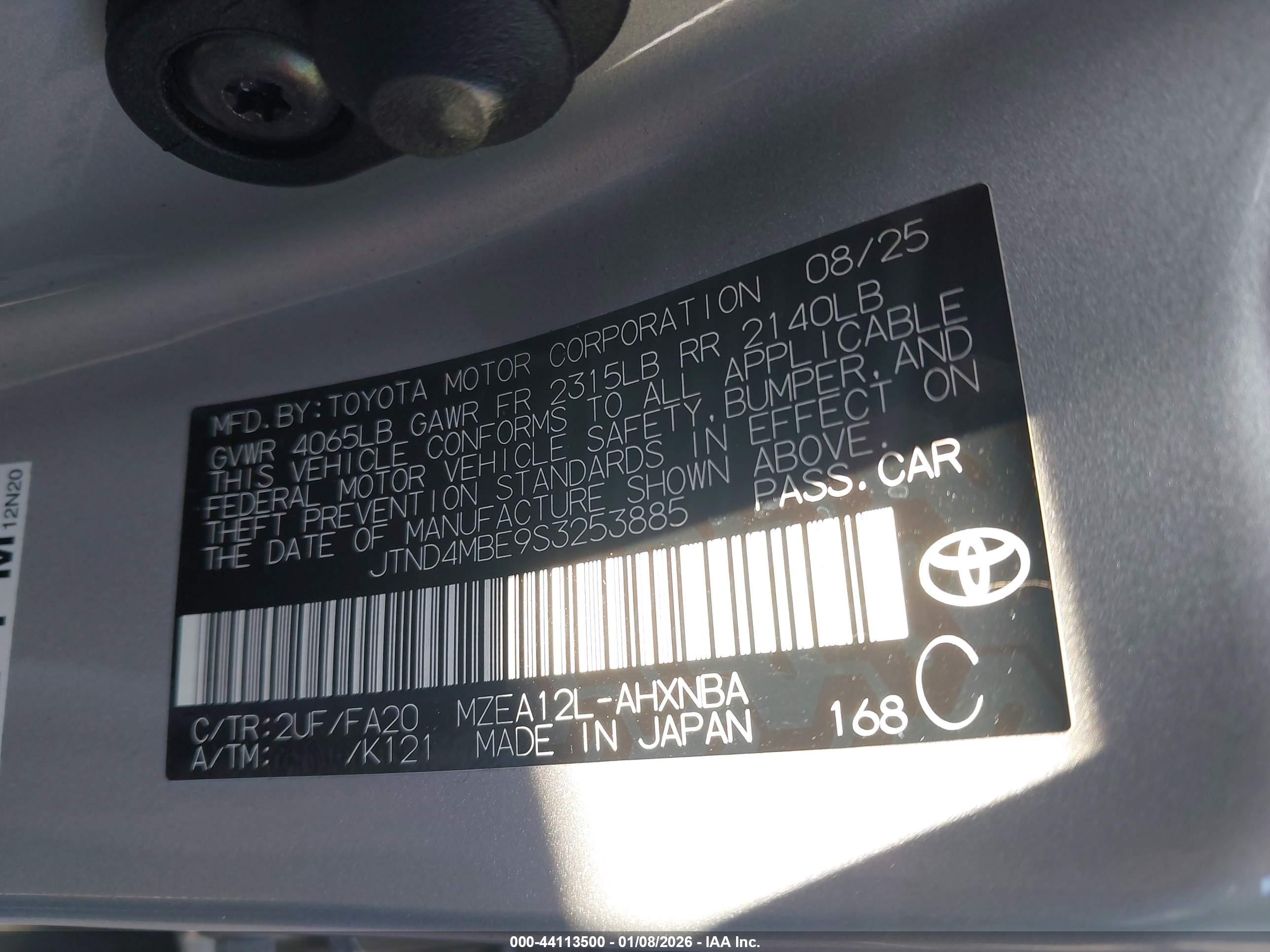TOYOTA COROLLA image 9