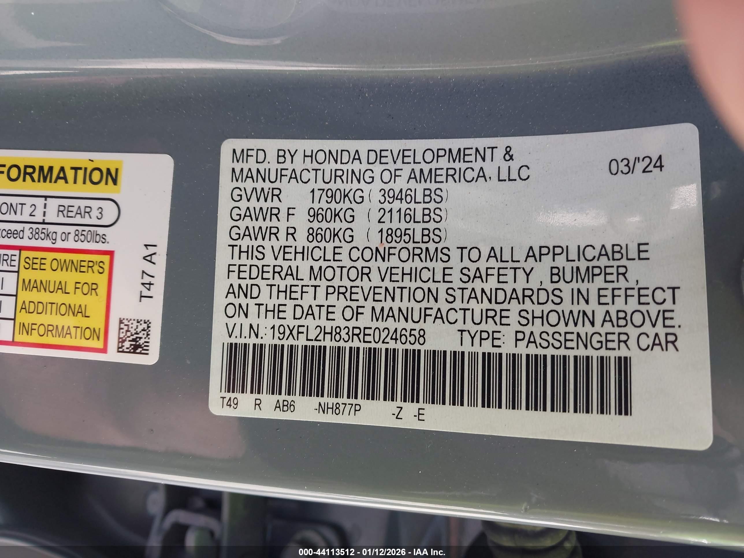 HONDA CIVIC image 9