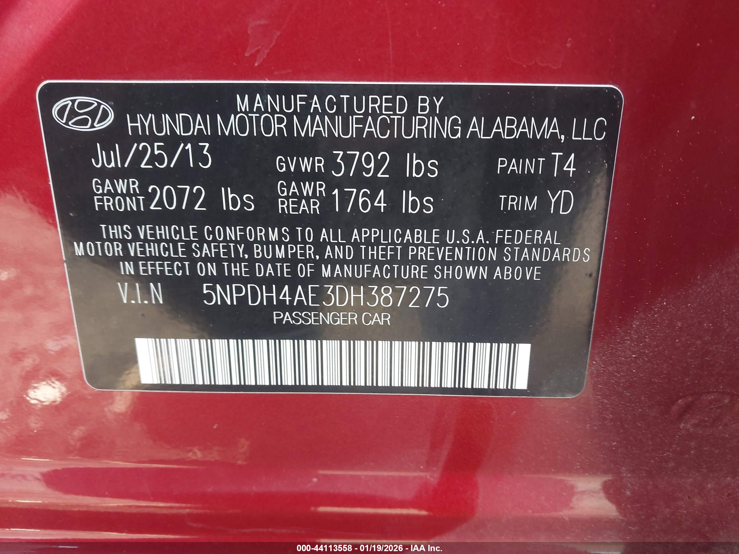 HYUNDAI ELANTRA image 9