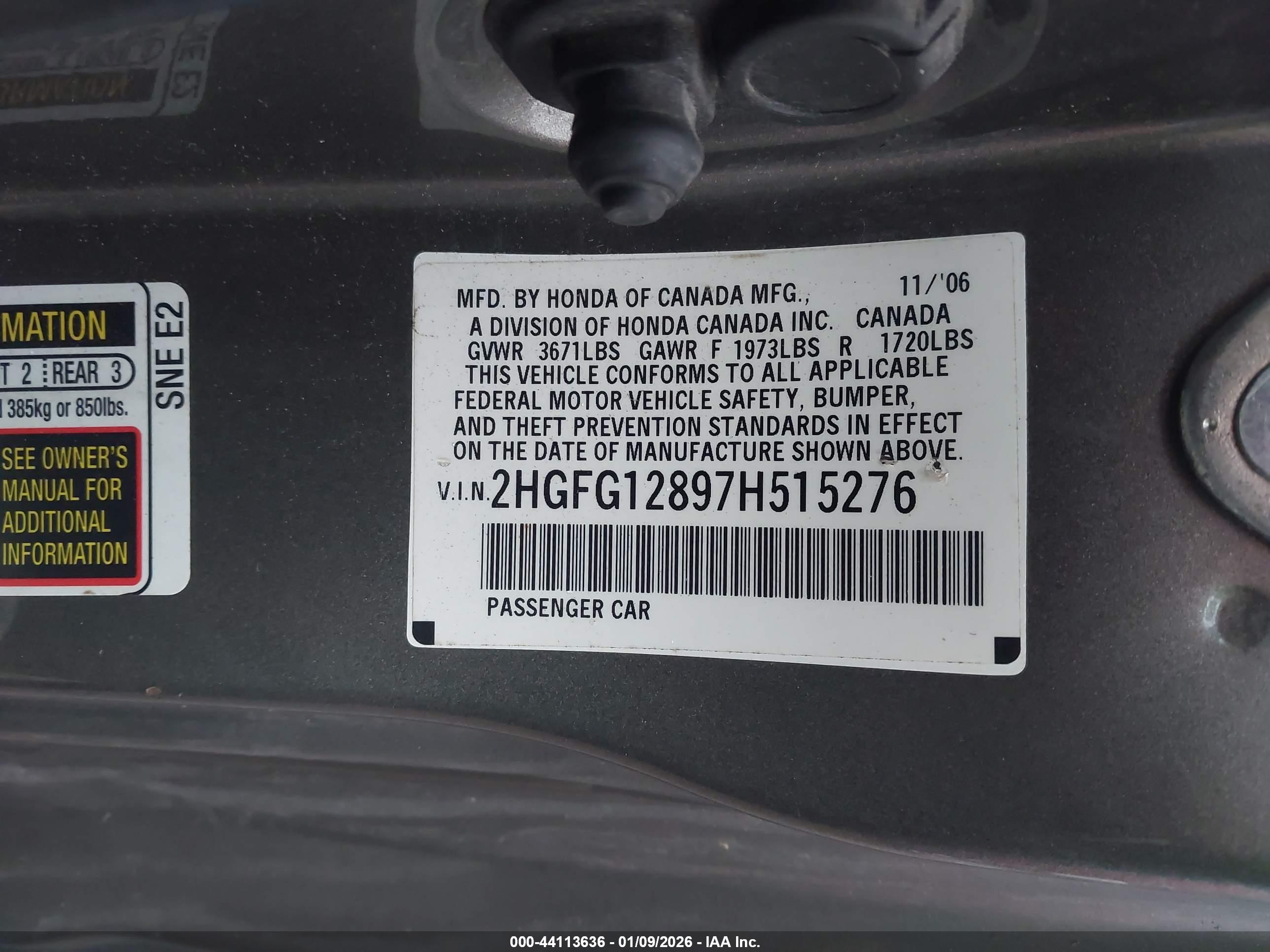 HONDA CIVIC image 9