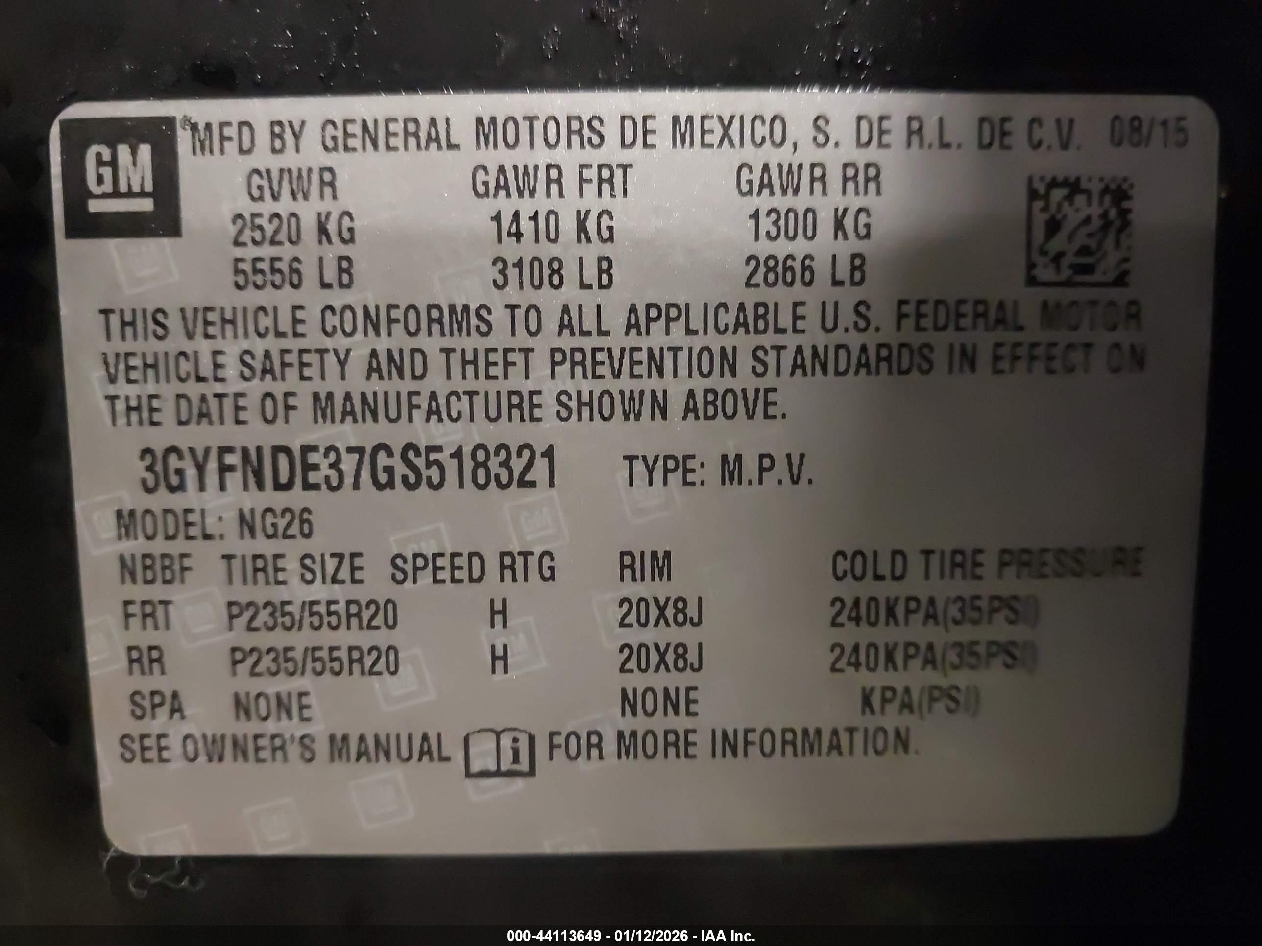 CADILLAC SRX image 9