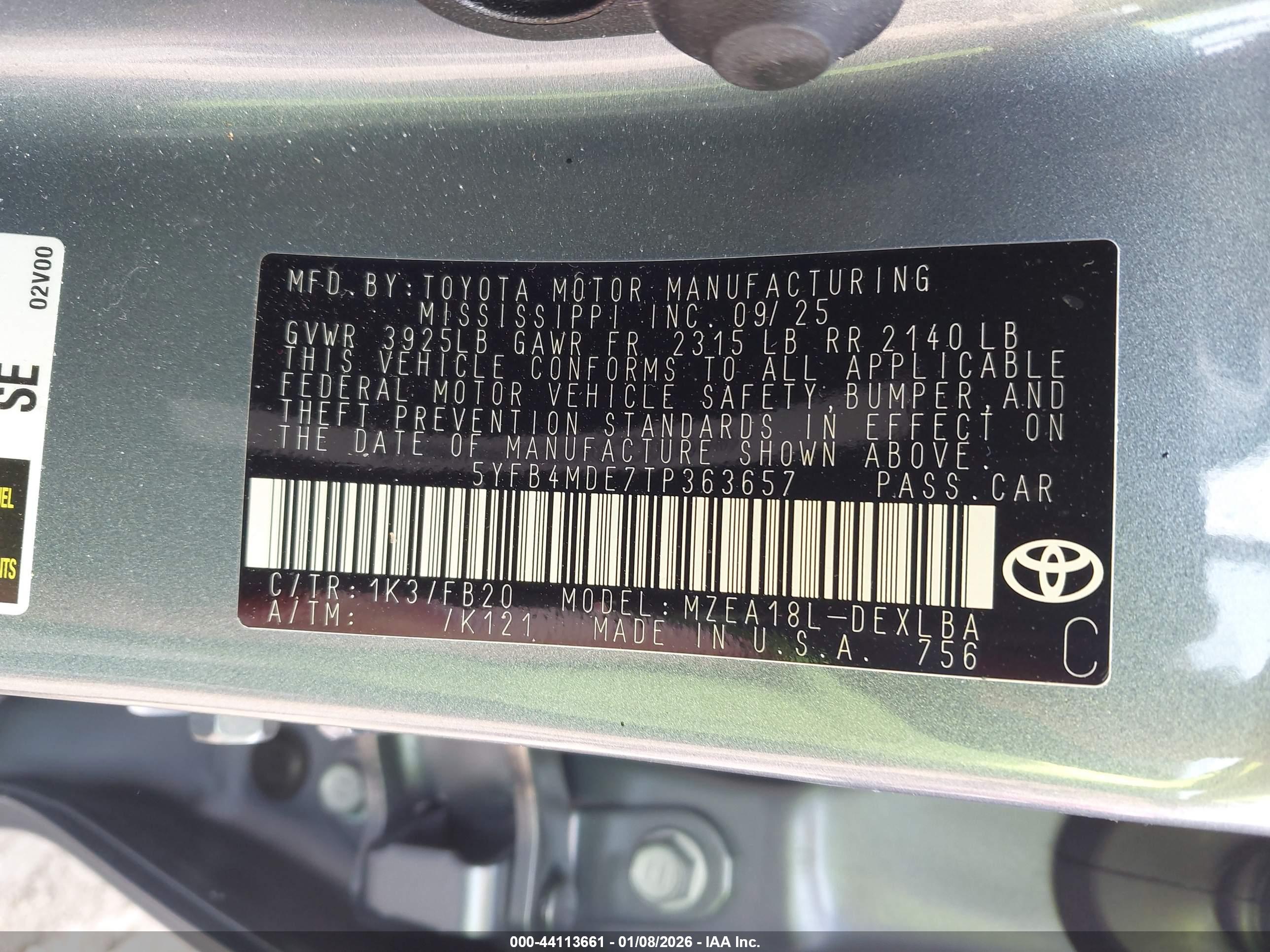 TOYOTA COROLLA image 9