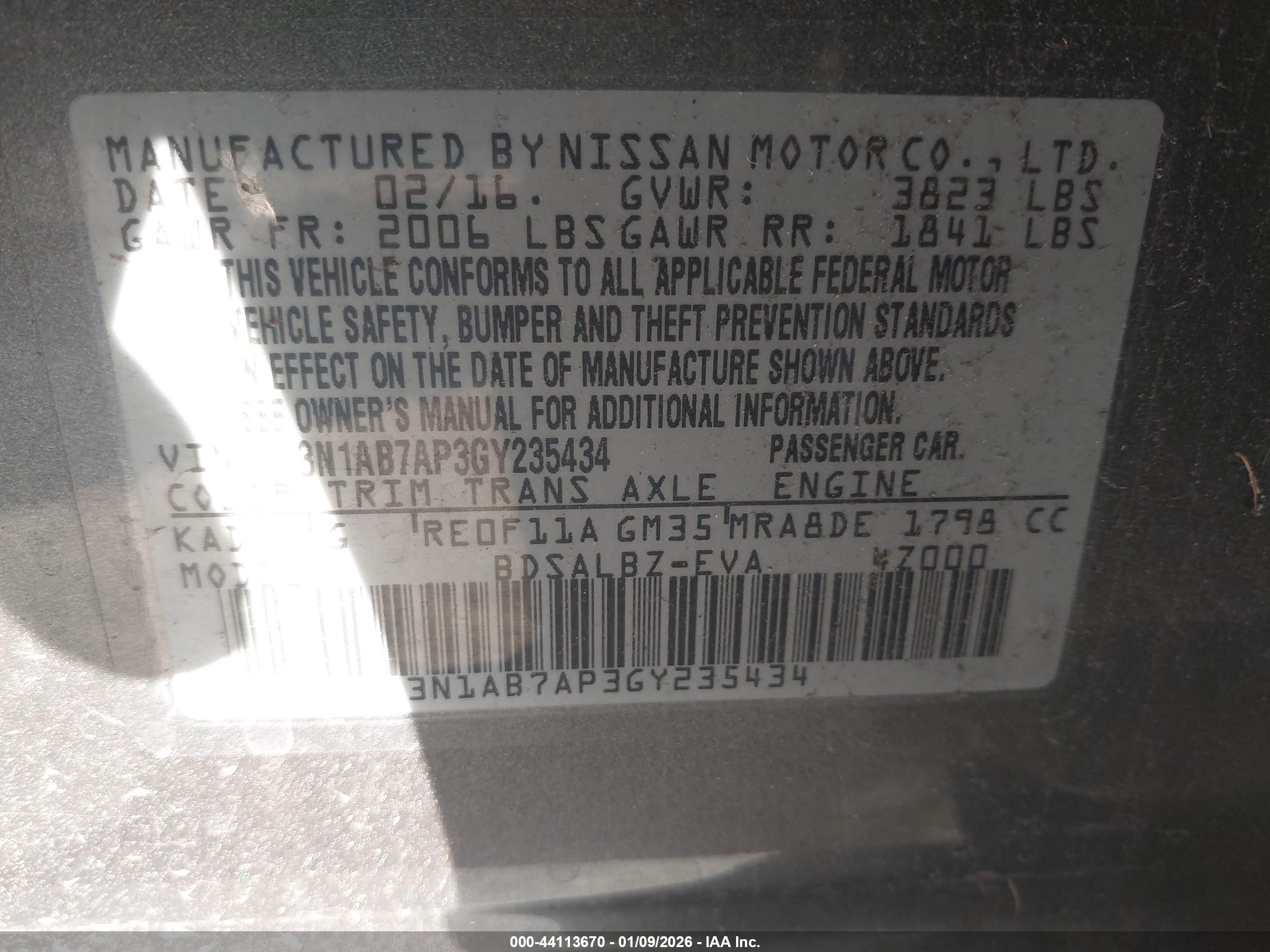NISSAN SENTRA image 9