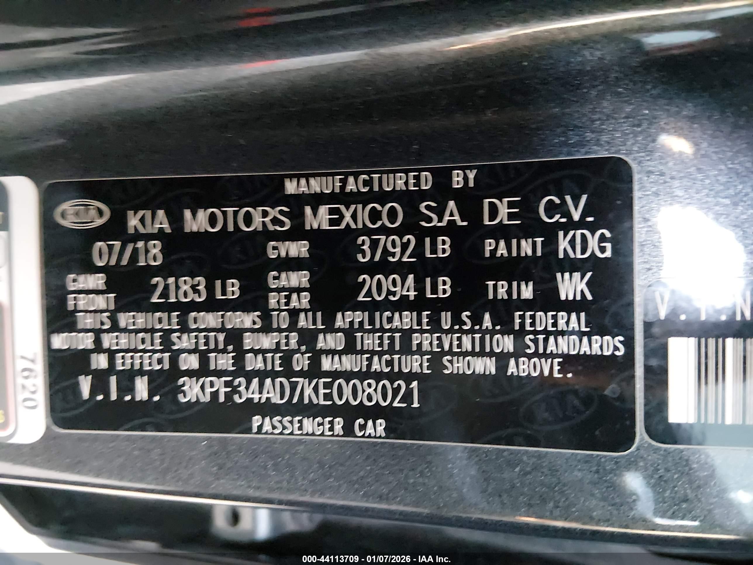 KIA FORTE image 9