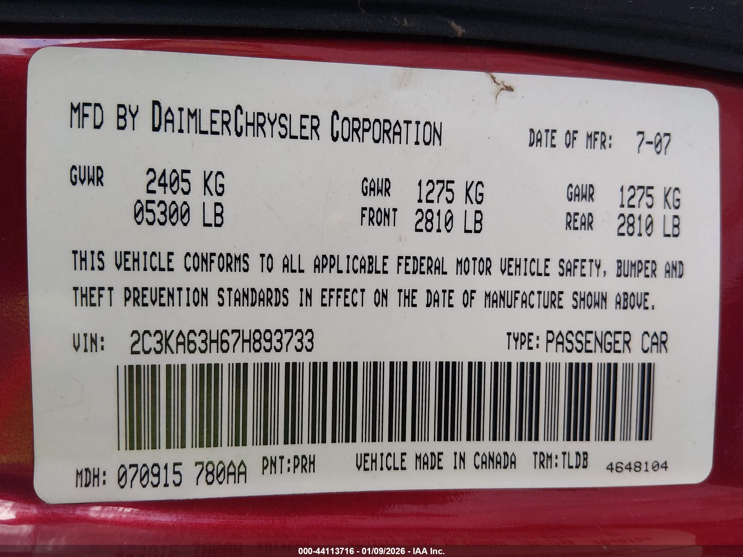 CHRYSLER 300C image 9