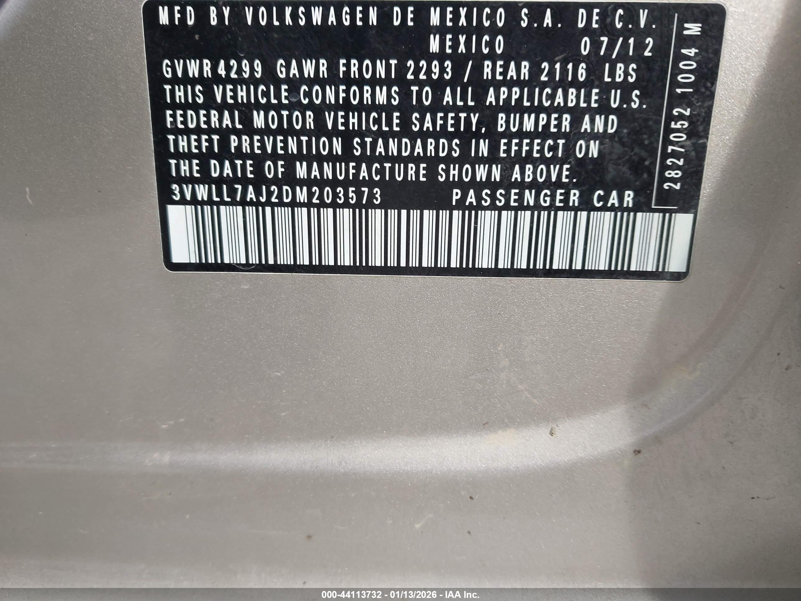 VOLKSWAGEN JETTA image 9
