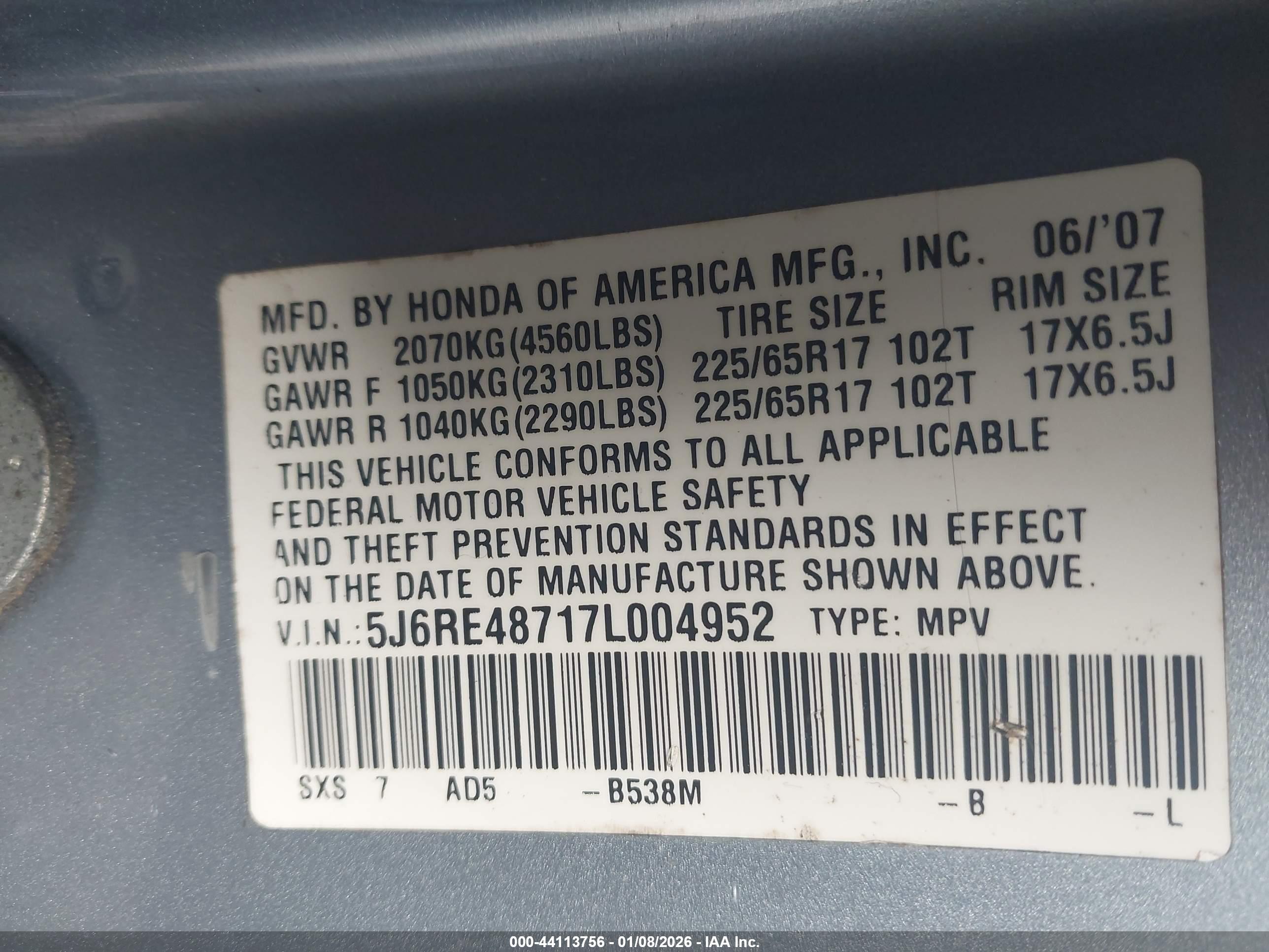 HONDA CR-V image 9