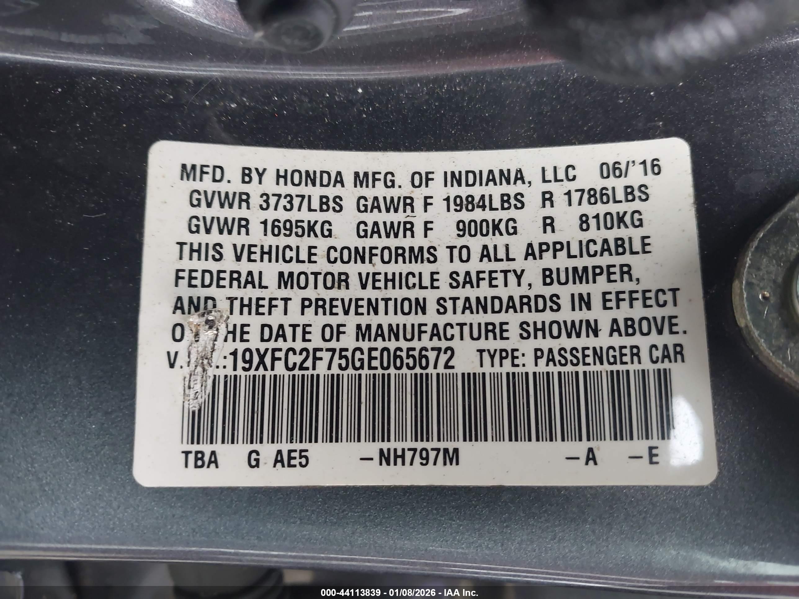 HONDA CIVIC image 9