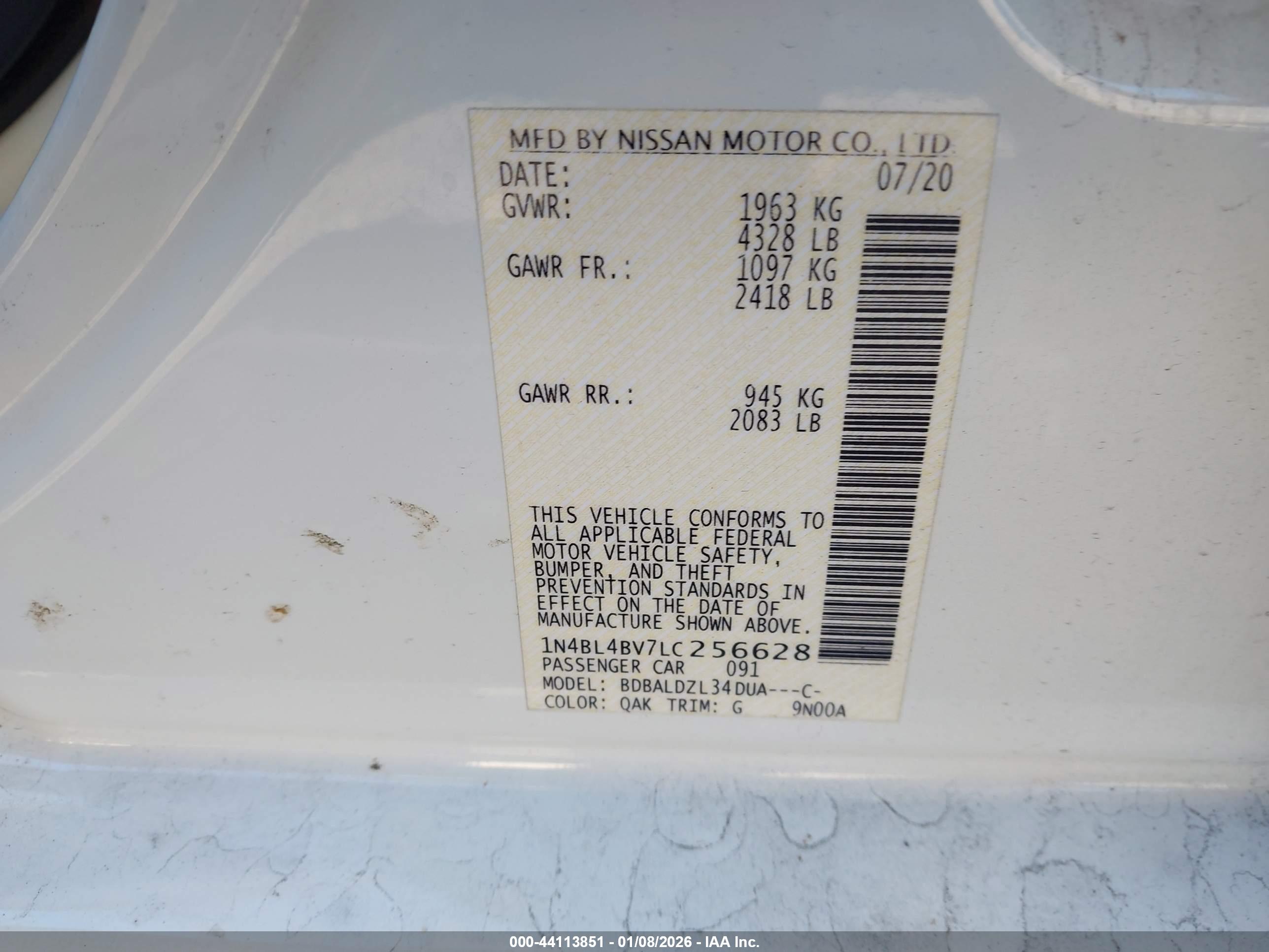 NISSAN ALTIMA image 9