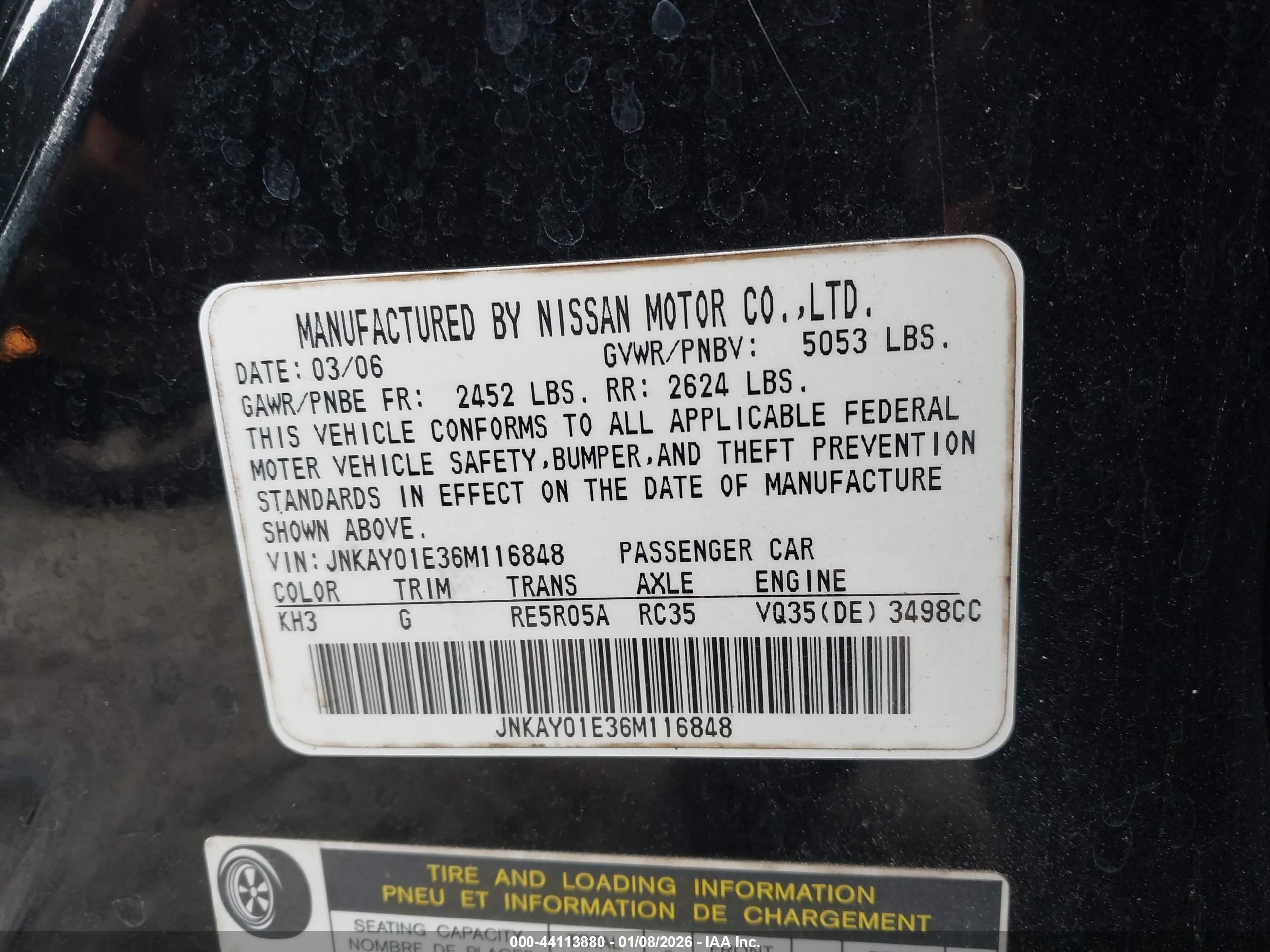 INFINITI M35 image 9