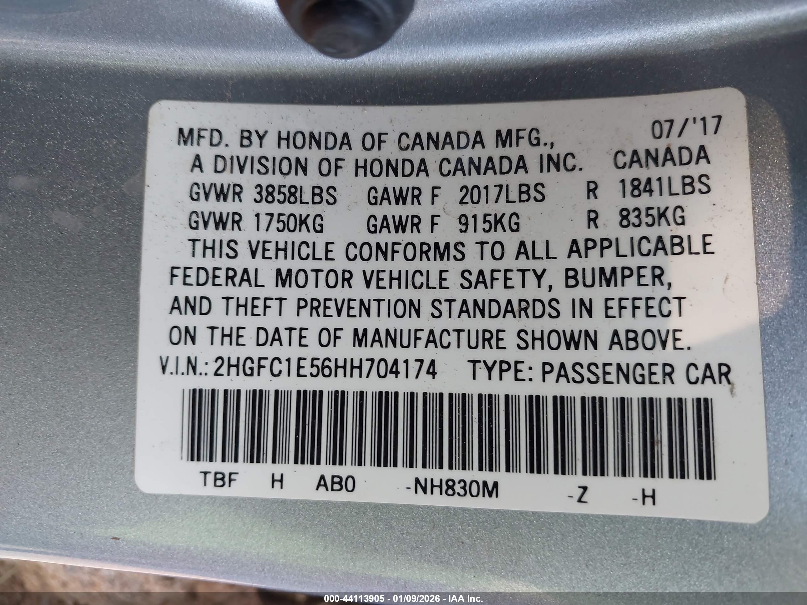 HONDA CIVIC image 9
