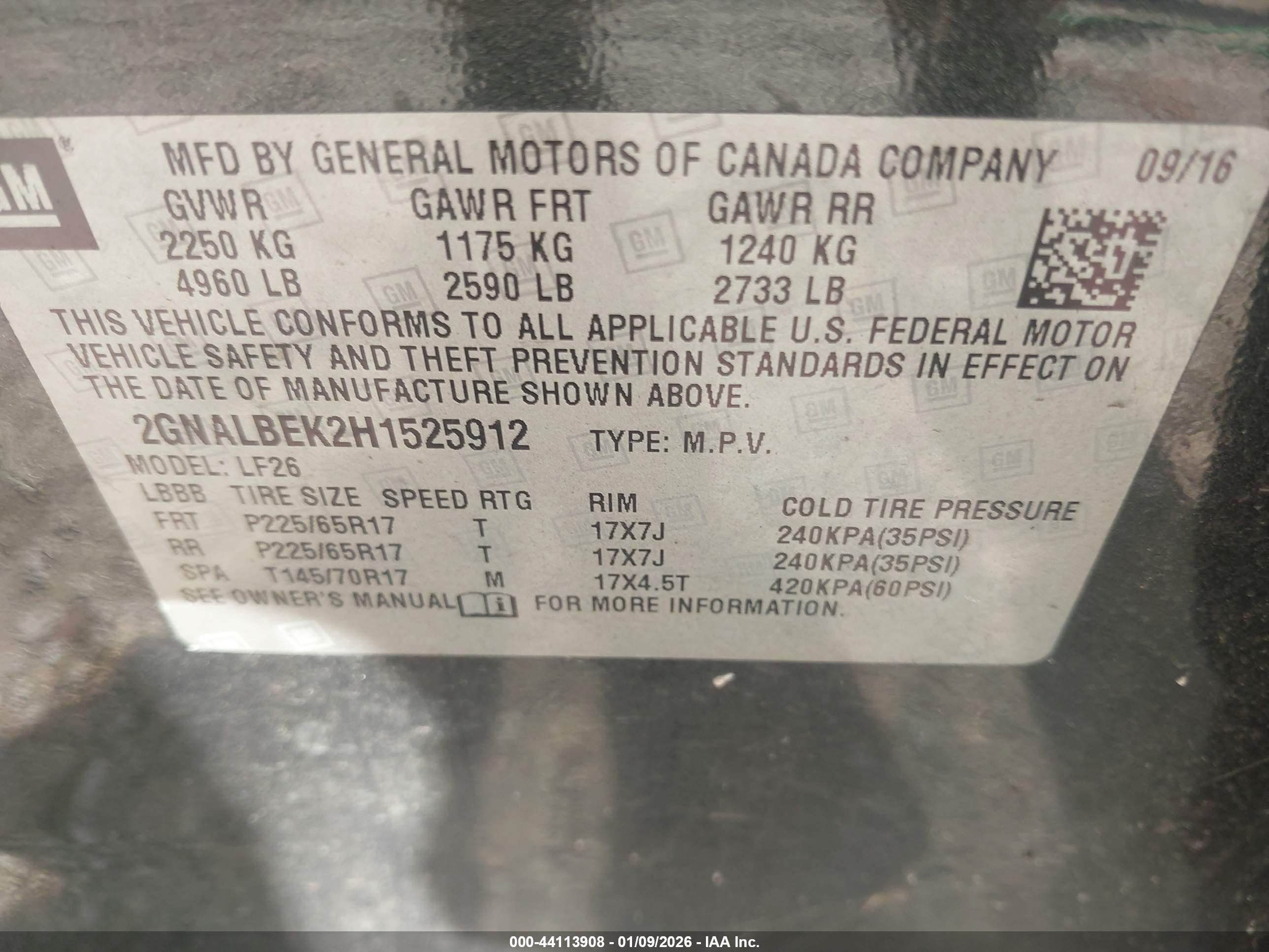 CHEVROLET EQUINOX image 9