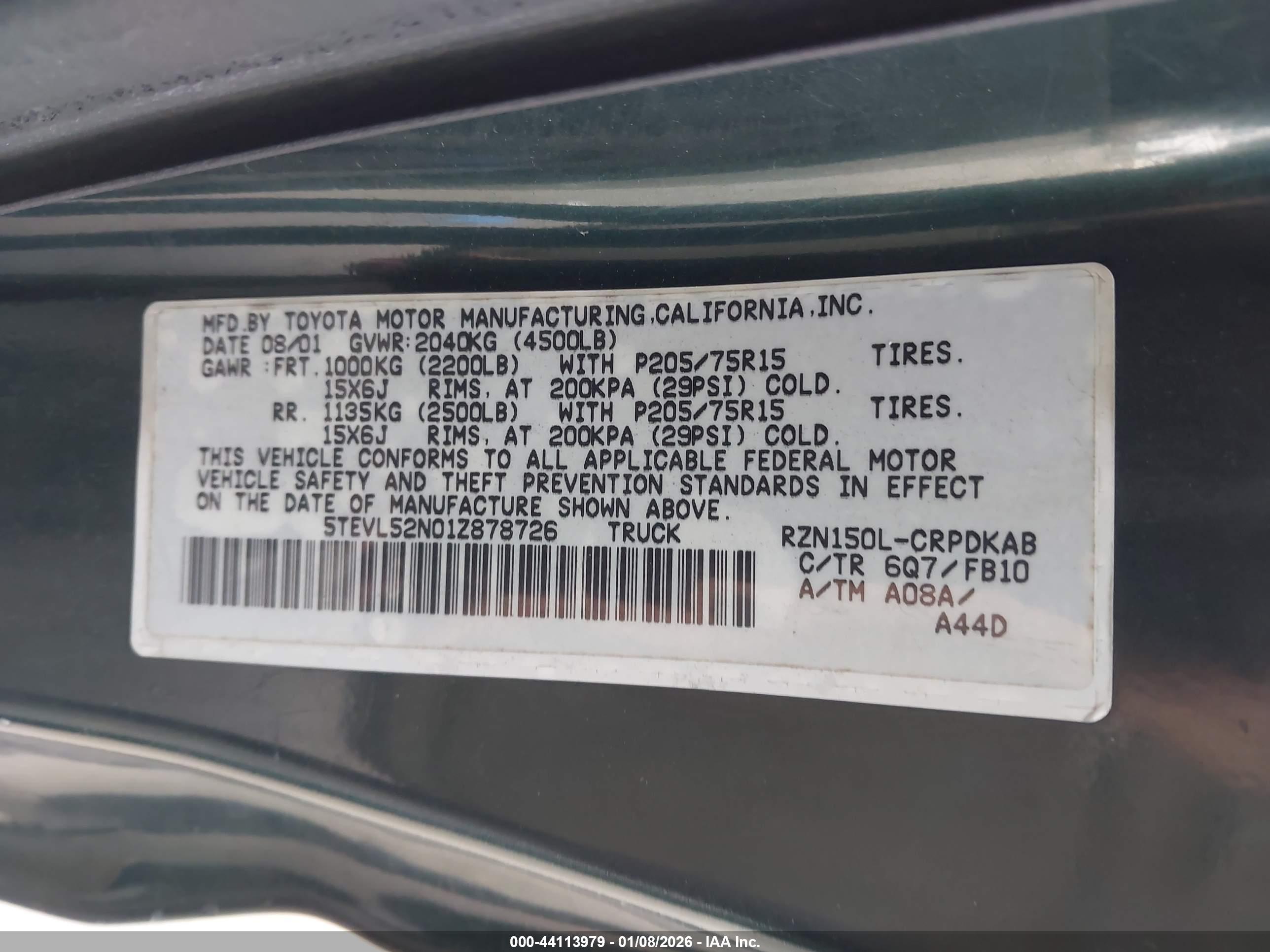 TOYOTA TACOMA image 9