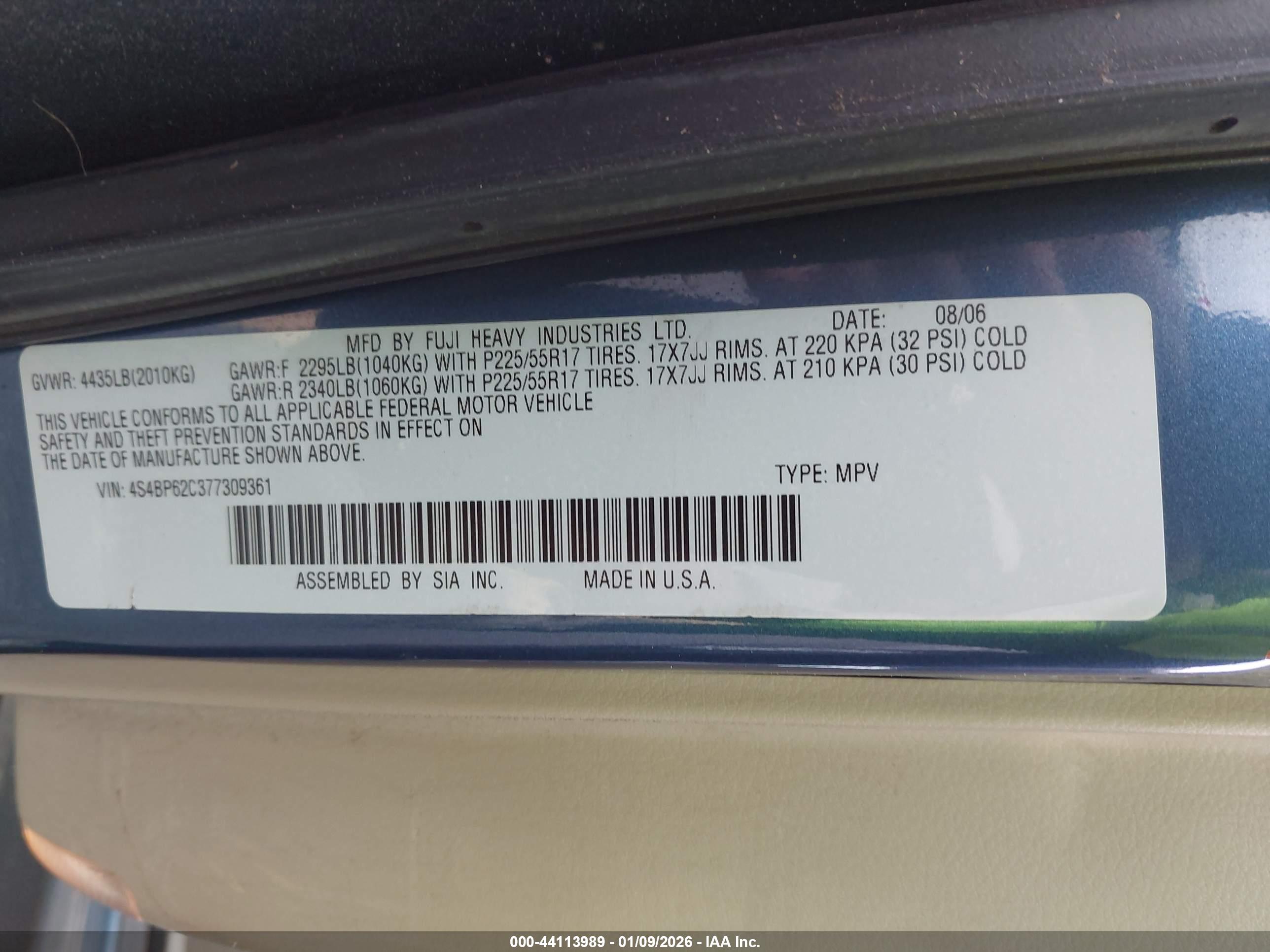 SUBARU OUTBACK image 9